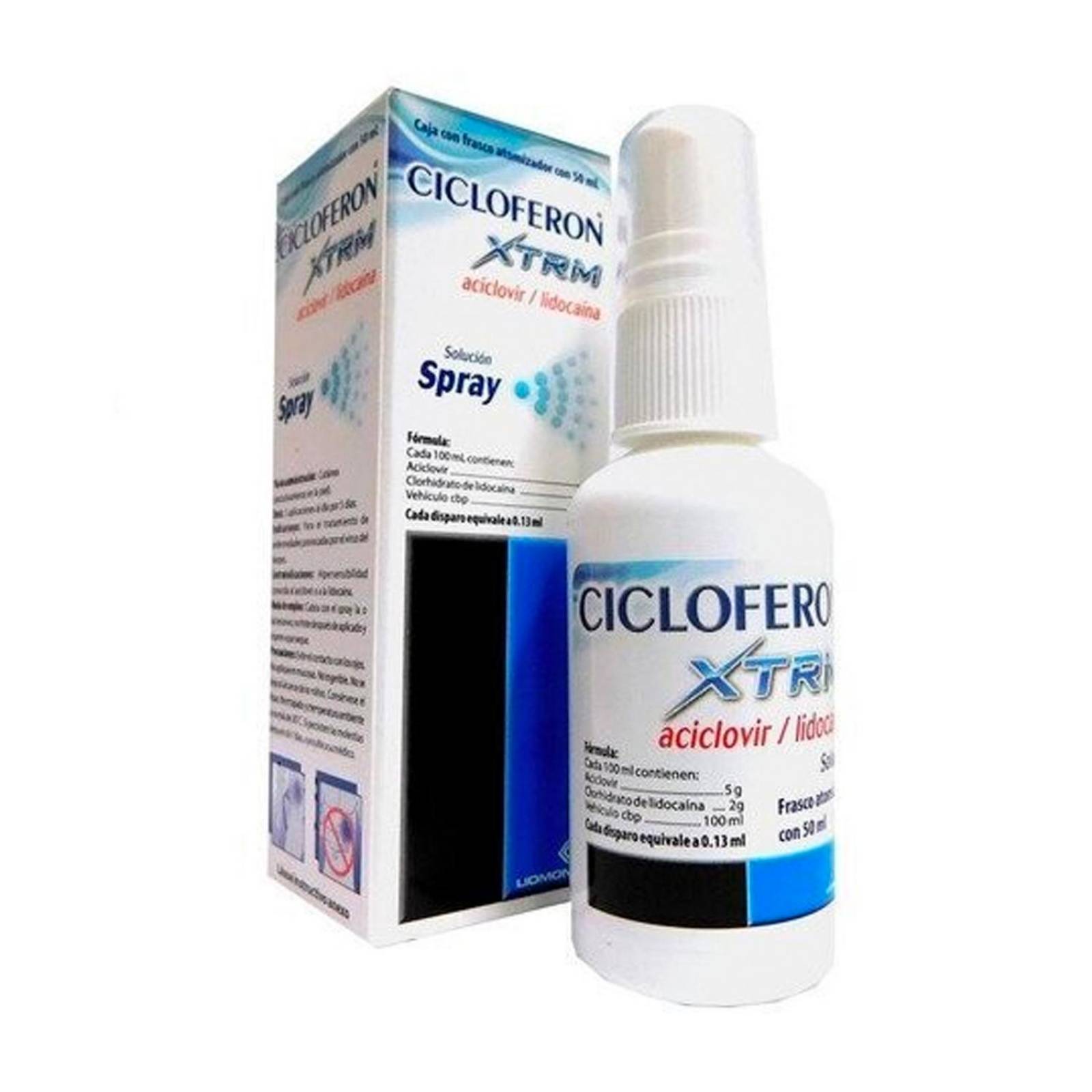 Solución Spray Cicloferon Xtrm 50 ml 