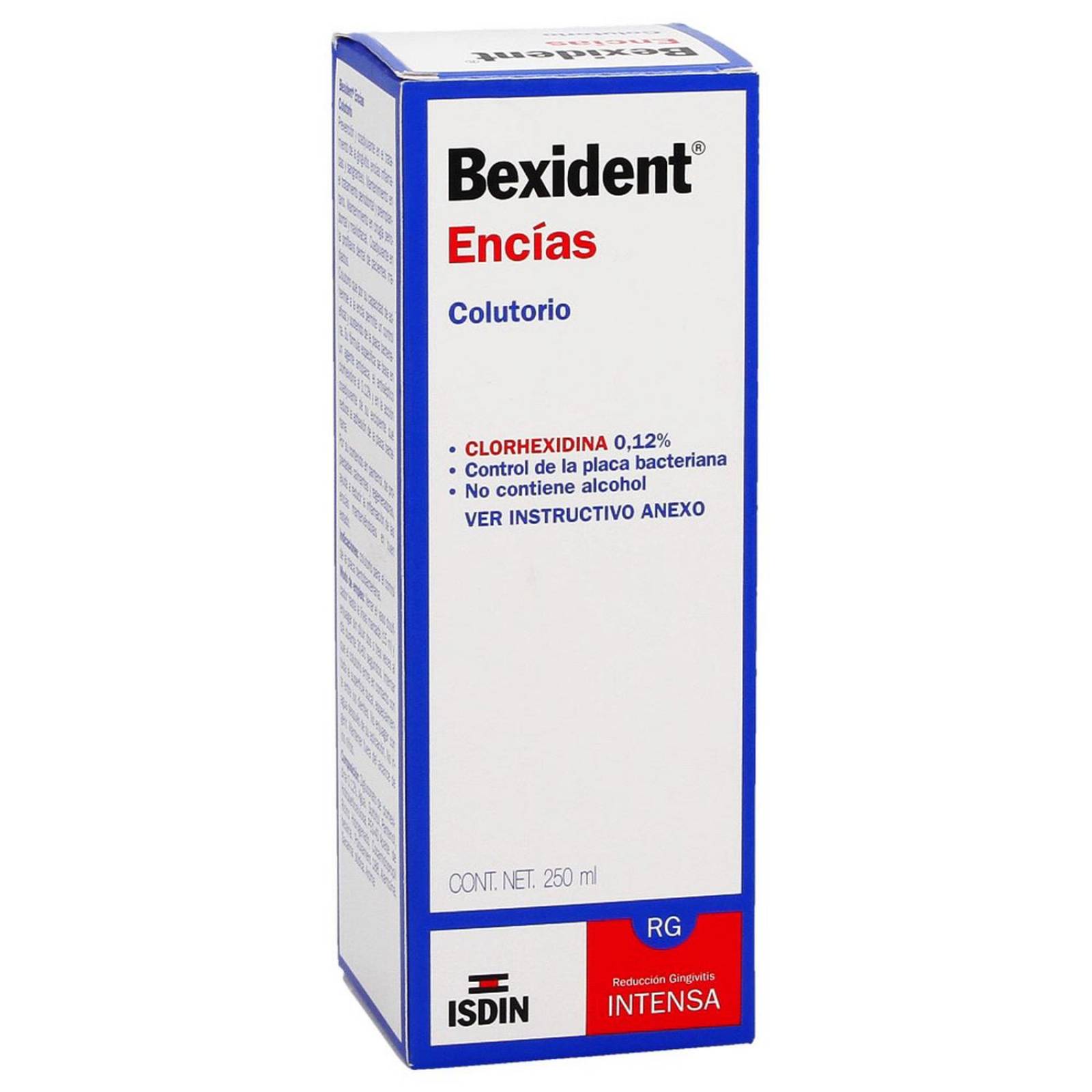 Solución Bucal Bexident Encías Clorhexidina 0.12% 250 ml
