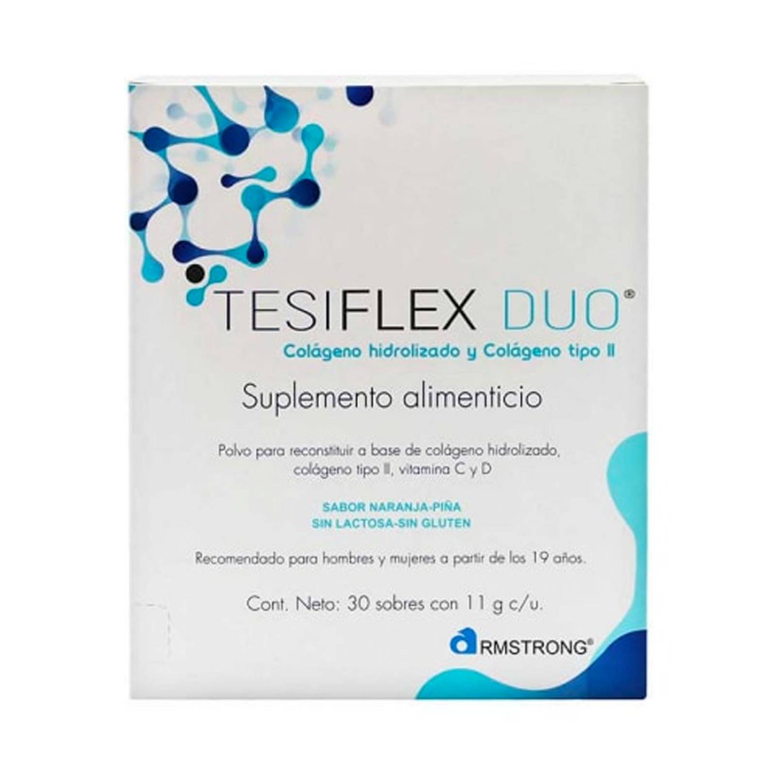 Suplemento Alimenticio Tesiflex Duo 30 Sobres de 11 gr 