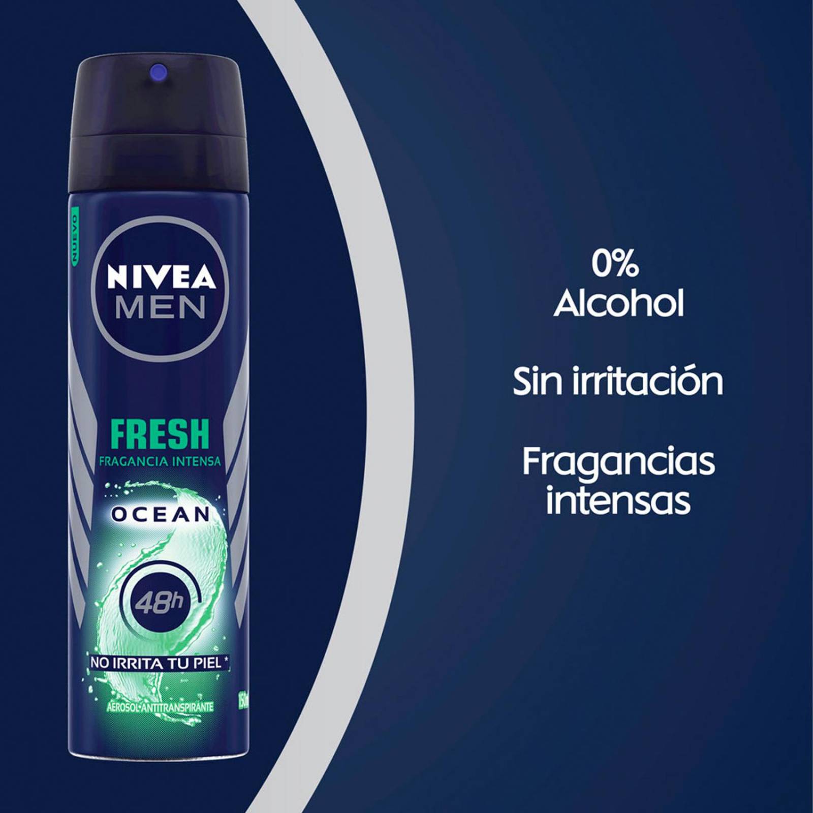 Desodorante en Aerosol Nivea Fresh Ocean 150 ml 