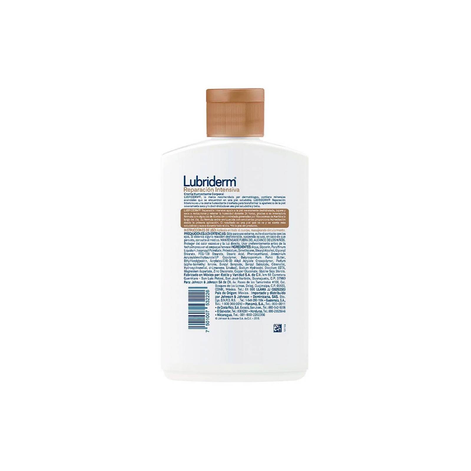 Crema Lubriderm Reparación Intensiva 480 ml 