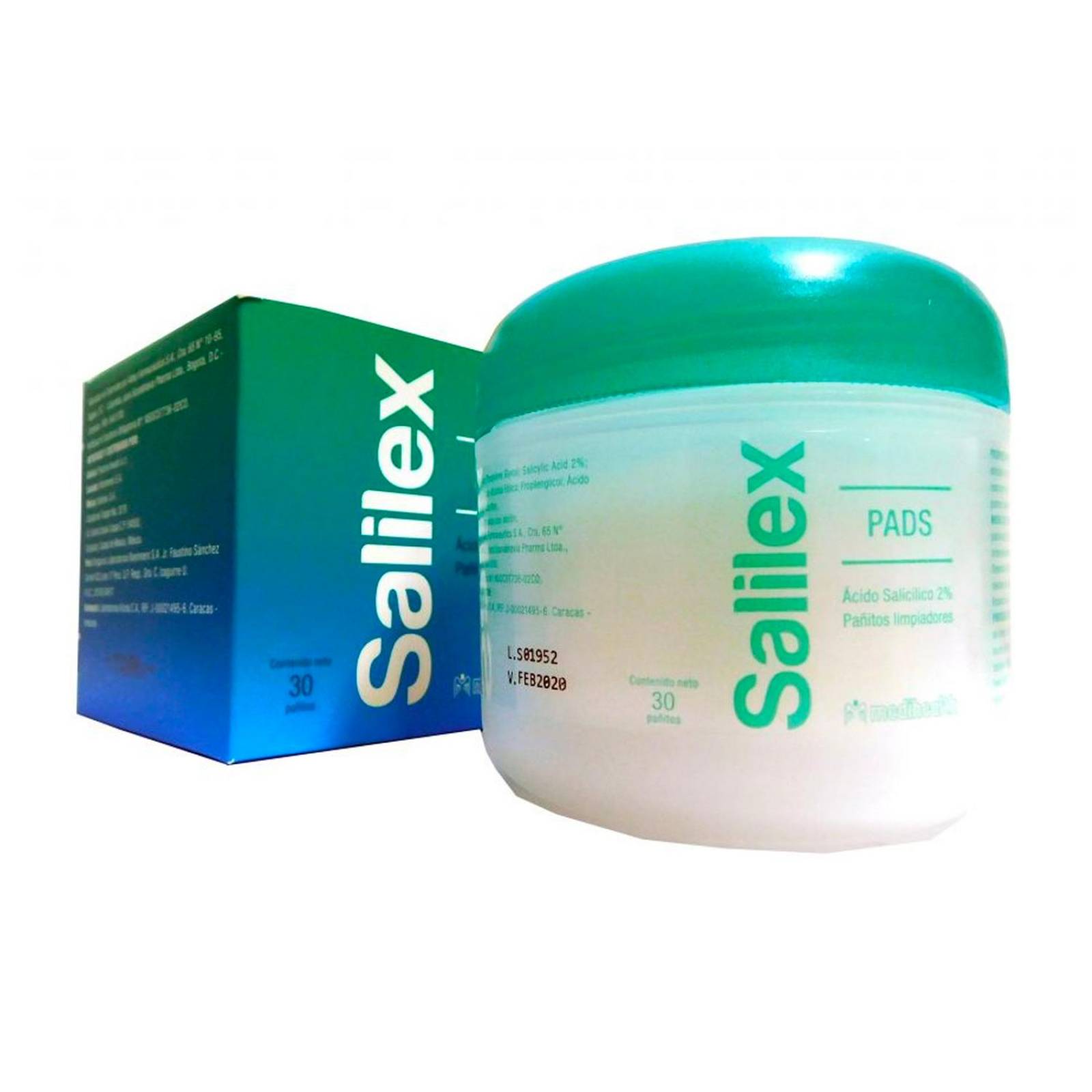 Pads Salilex Ácido Salicílico 2 % 30 piezas 