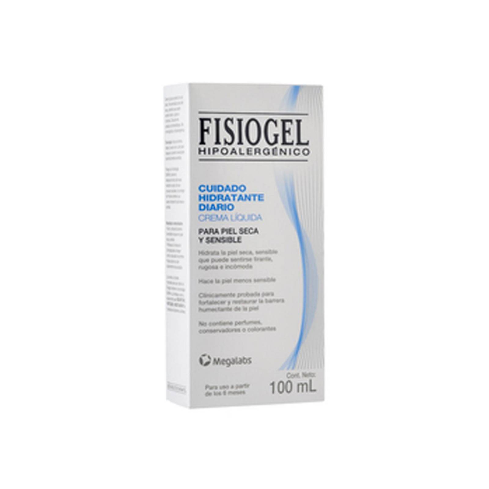 Crema Líquida Fisiogel Hipoalergénico 100 ml 