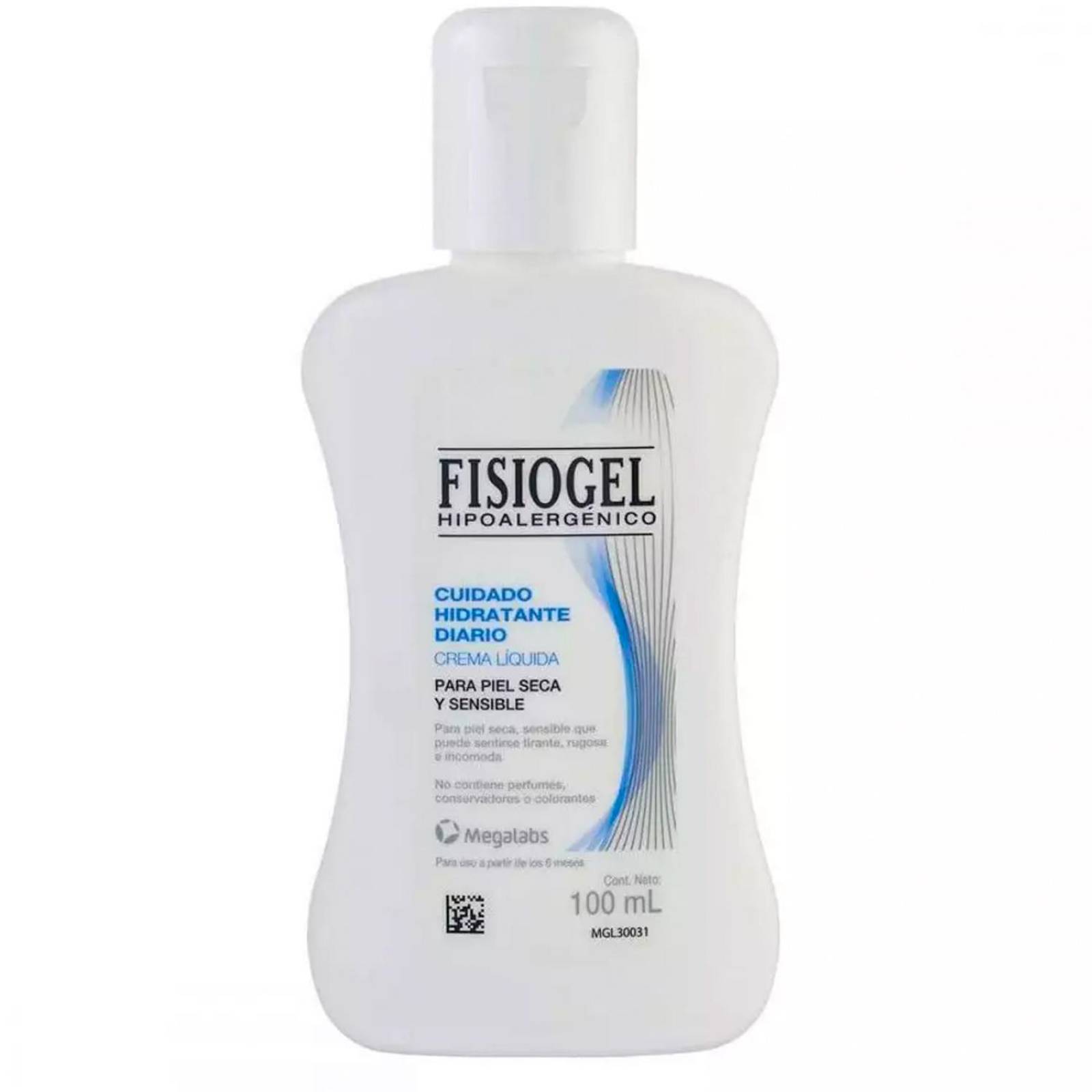 Crema Líquida Fisiogel Hipoalergénico 100 ml 