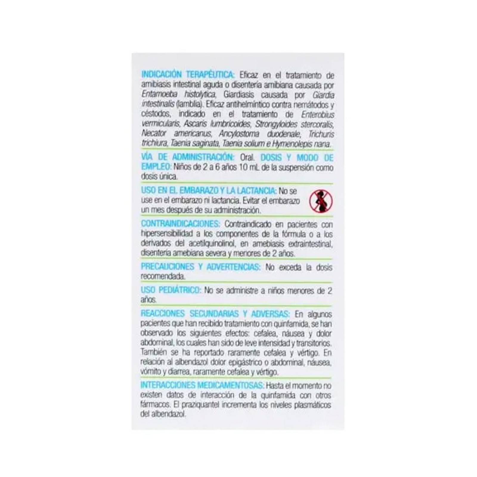 Suspensión Zentel Dual 10 ml 