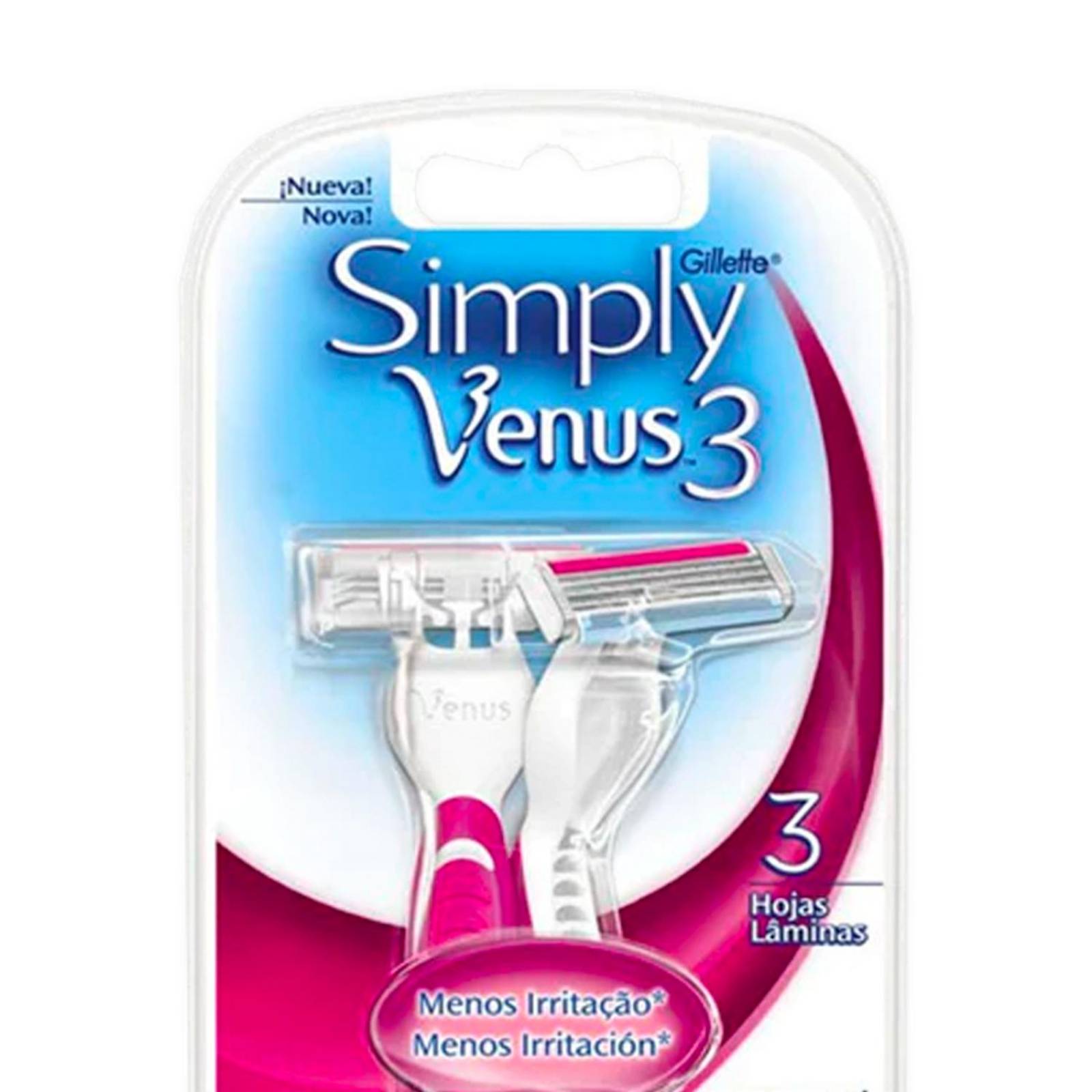 Rastrillo Desechable Gillette Venus Simply 2 piezas 