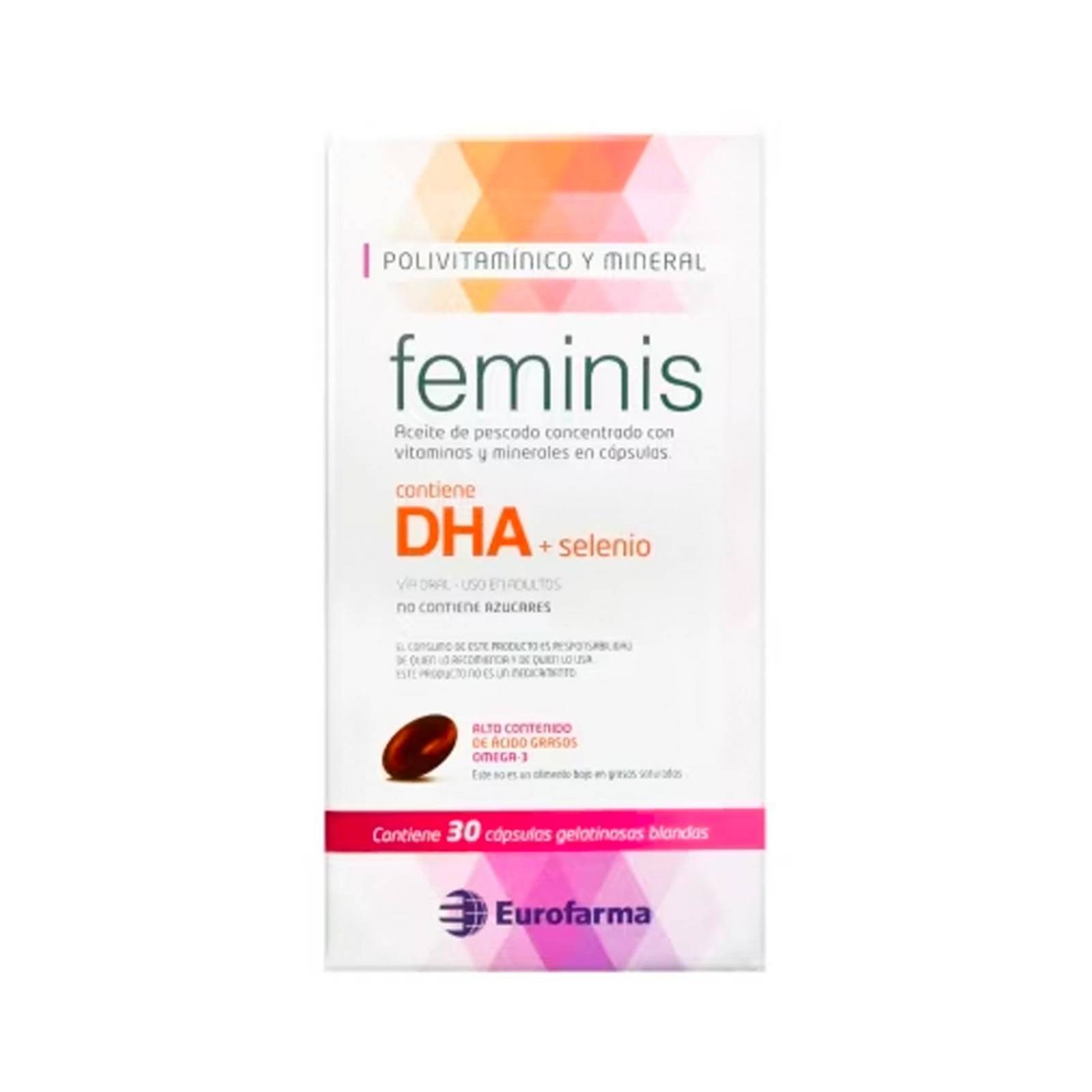 Suplemento Alimenticio Feminis 30 Cápsulas 