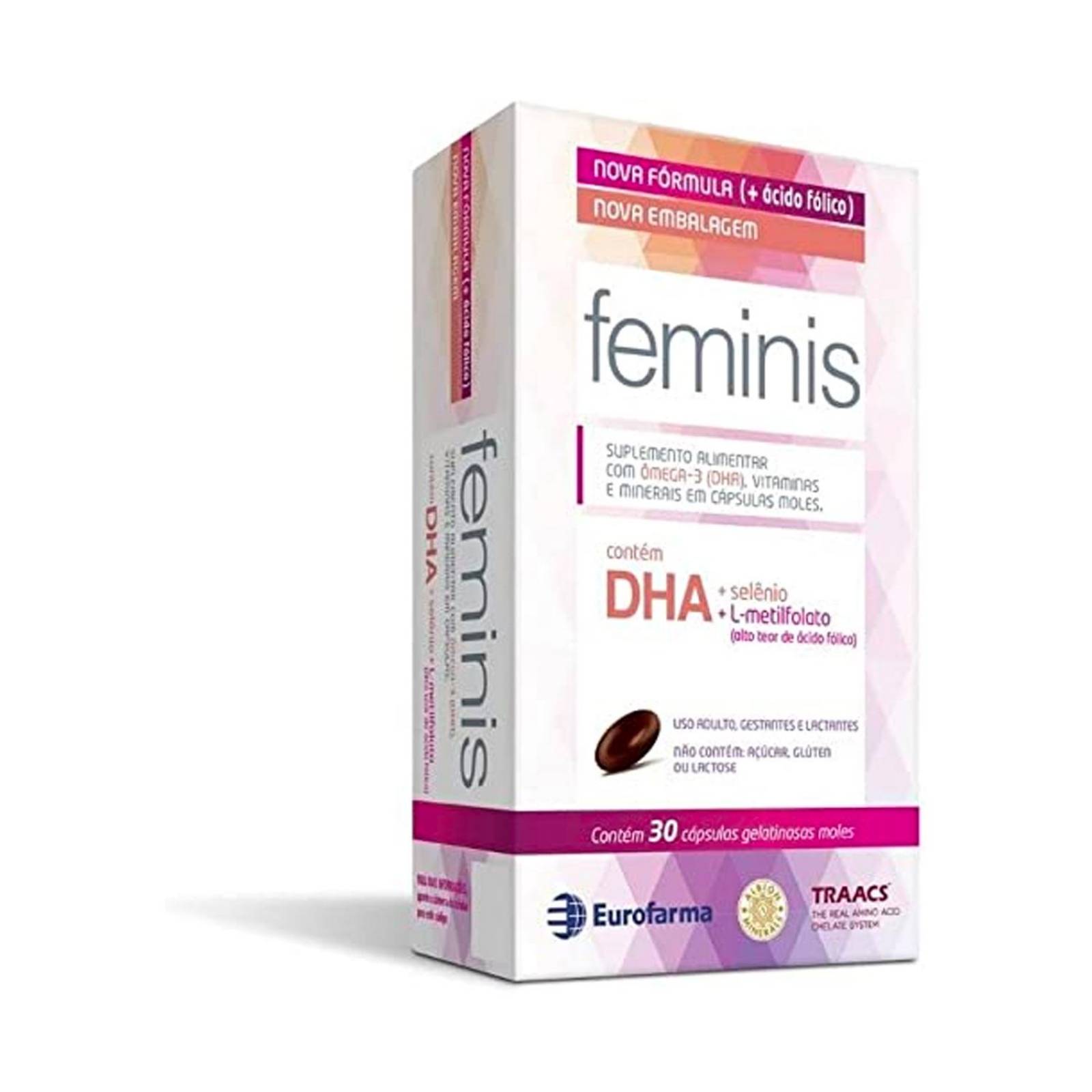 Suplemento Alimenticio Feminis 30 Cápsulas 