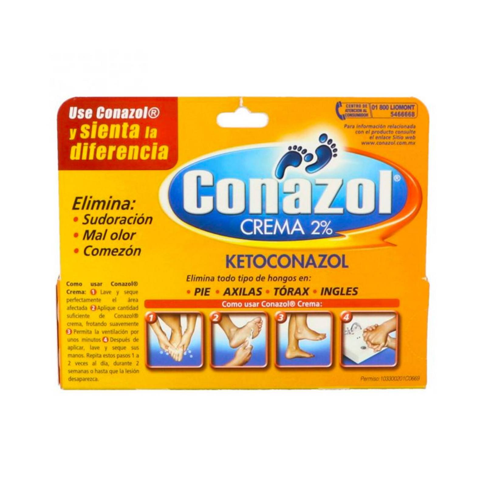 Crema Conazol Ketoconazol 2% 30 gr