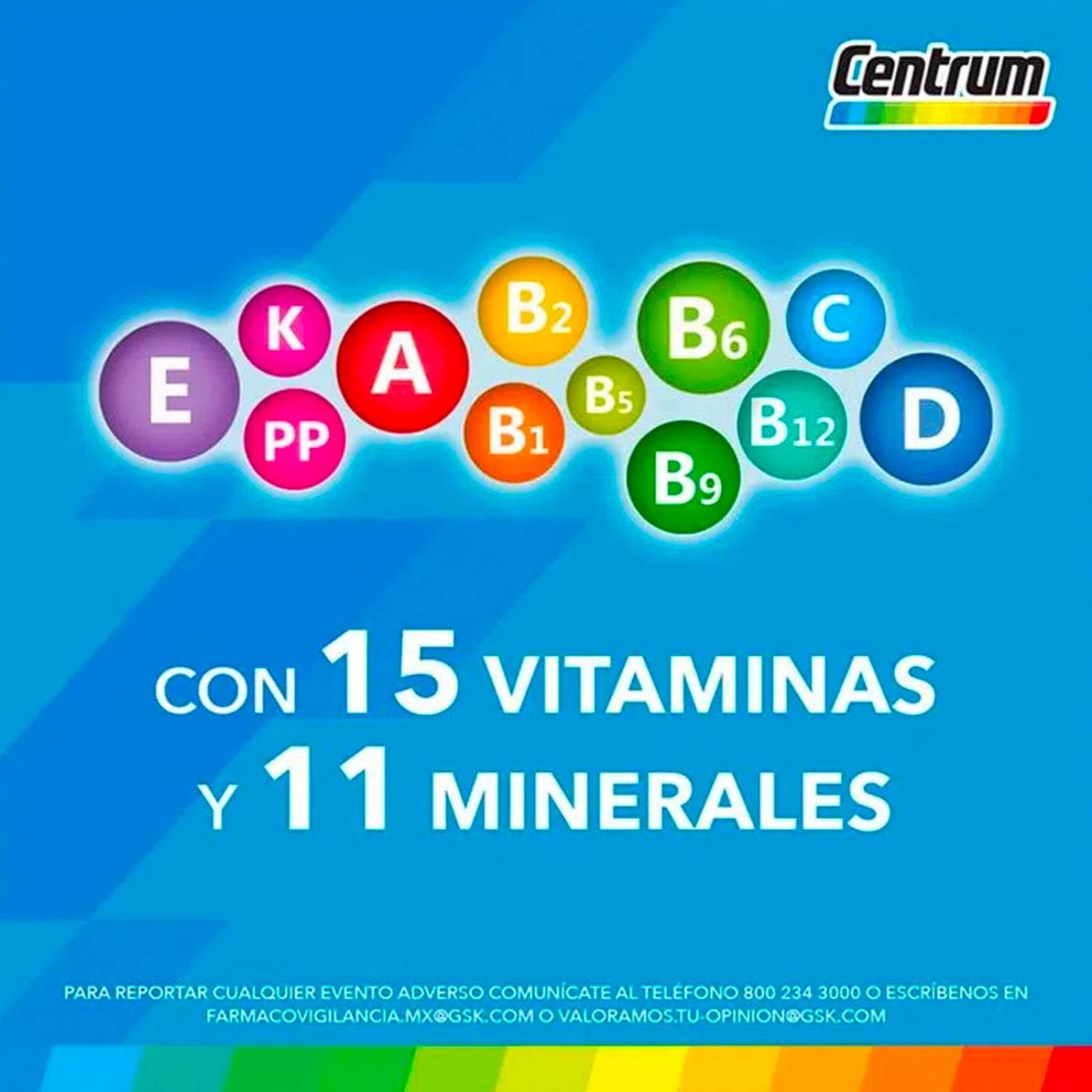 Multivitamínico Centrum Balance 100 tabletas 