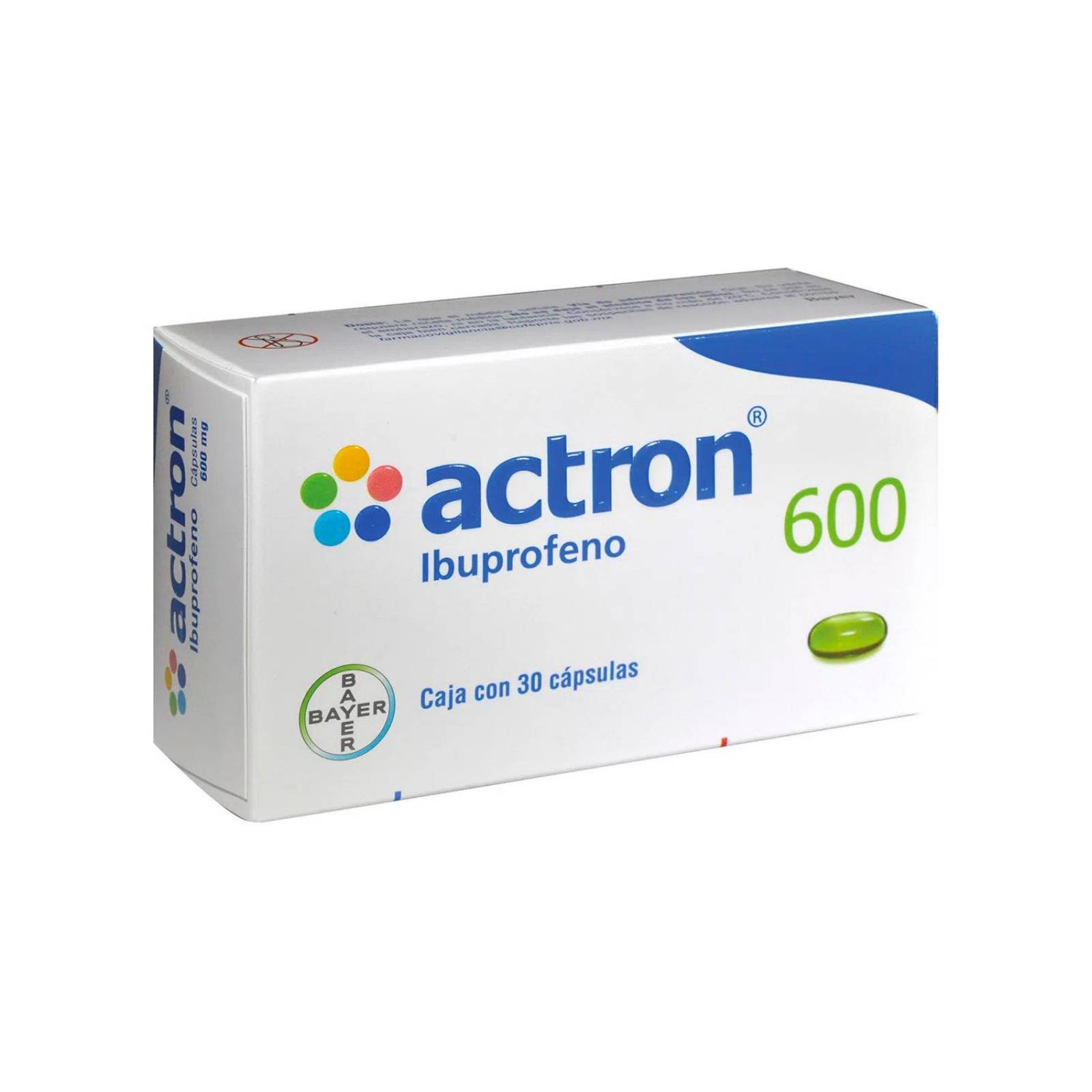 Ibuprofeno Actron 600 30 Cápsulas de 600 mg