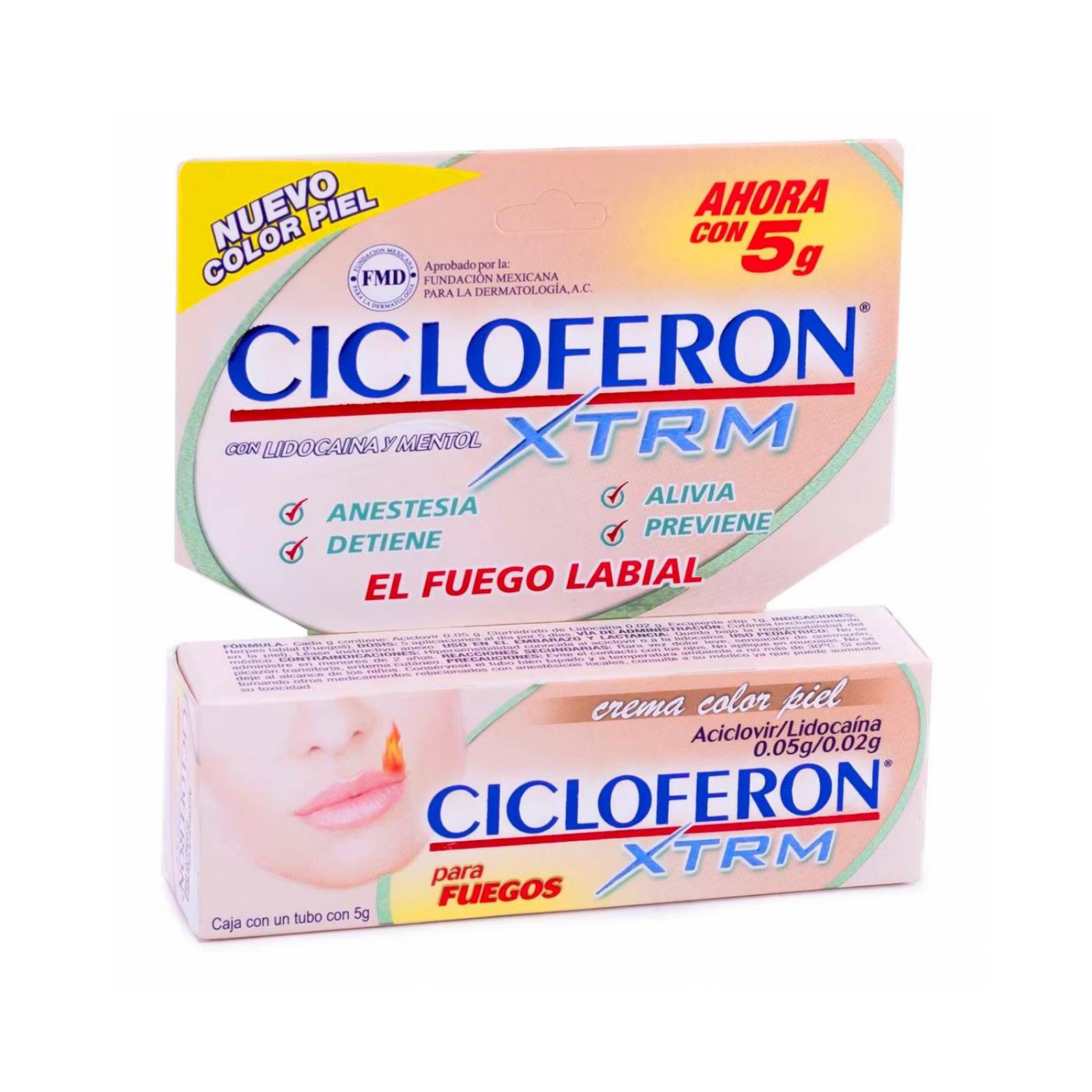 Crema Cicloferon Xtrm Color Piel 5 gr 