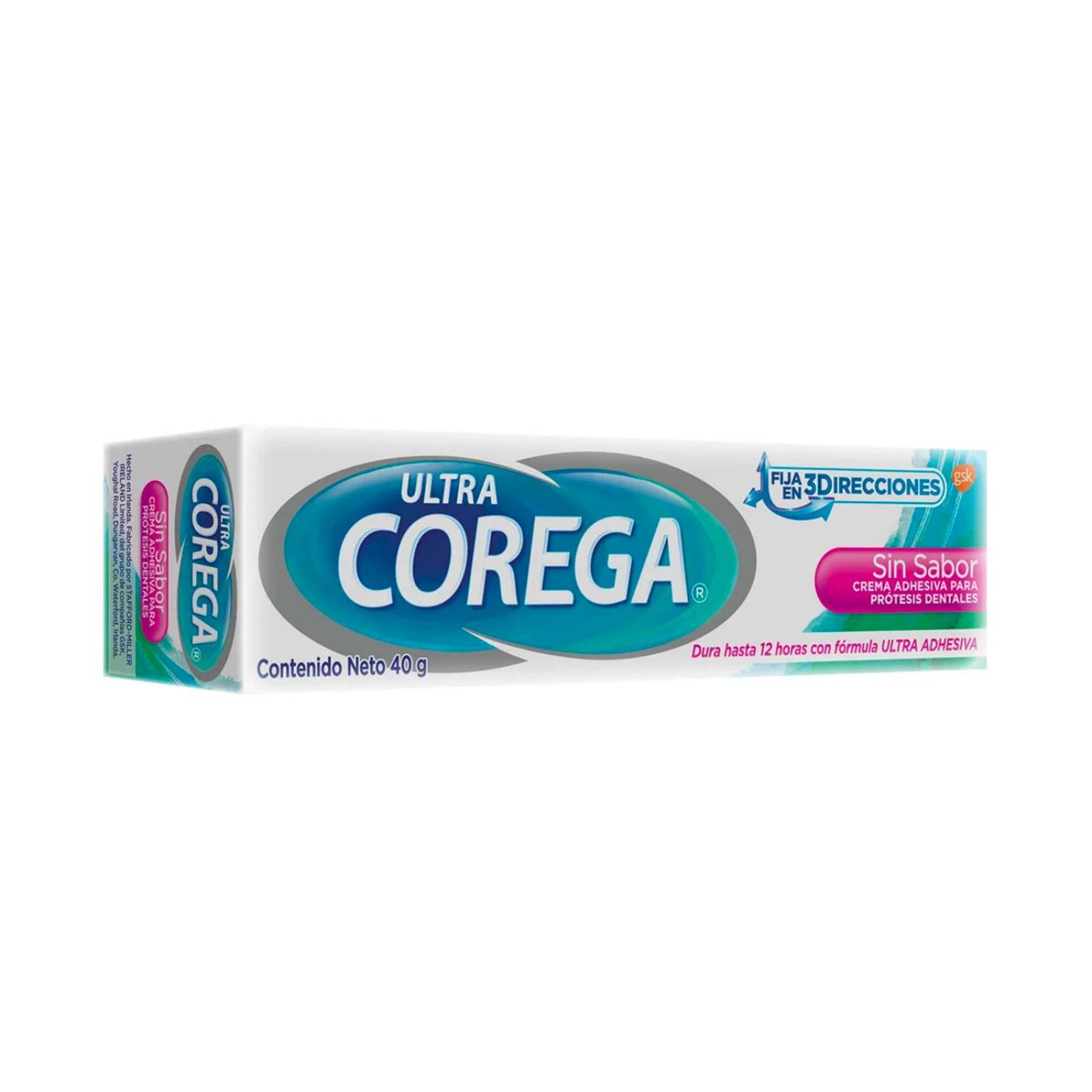 Crema Adhesiva Corega Ultra para Prótesis Dentales 20 gr 