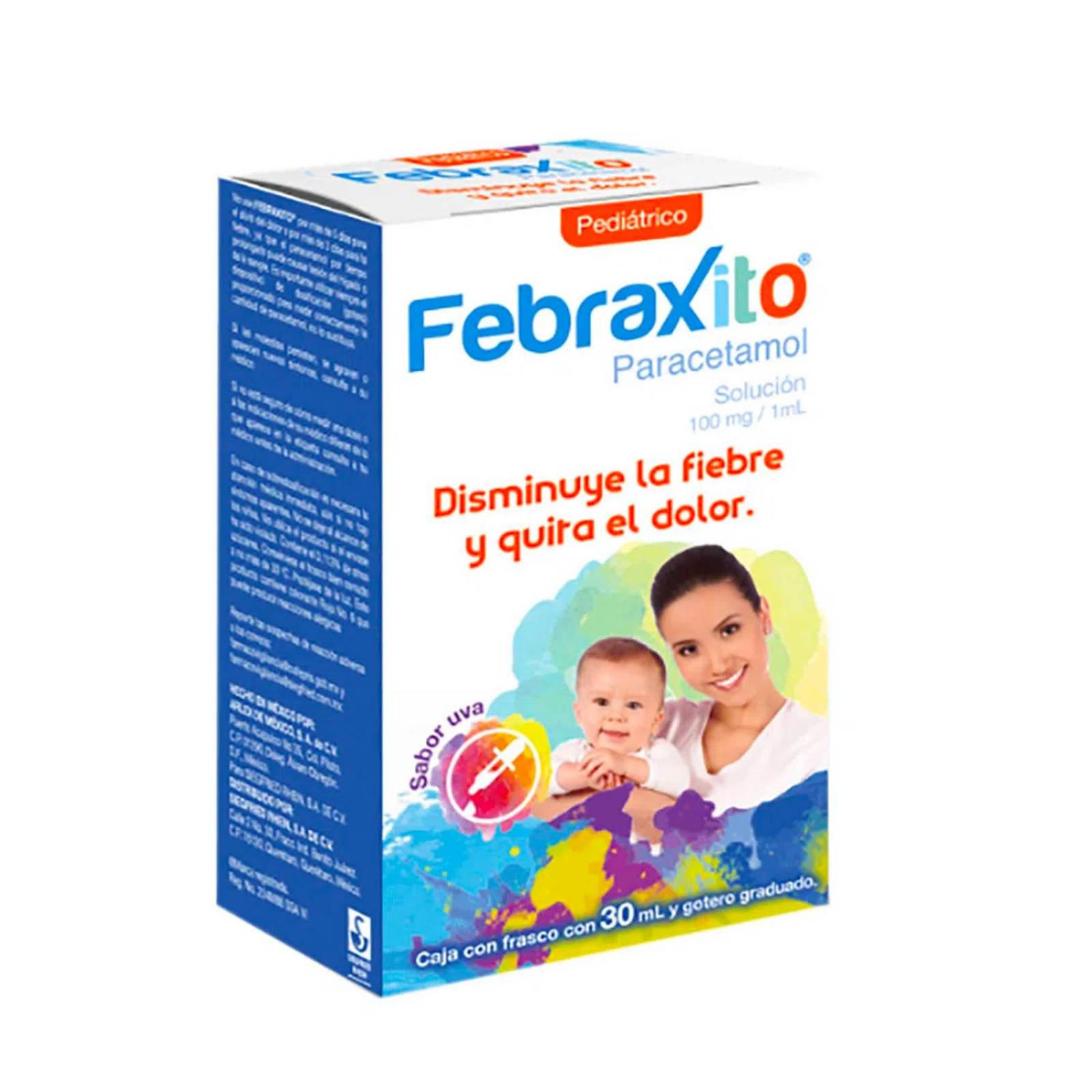 Paracetamol Febraxito Pediátrico 100 mg 30 ml 