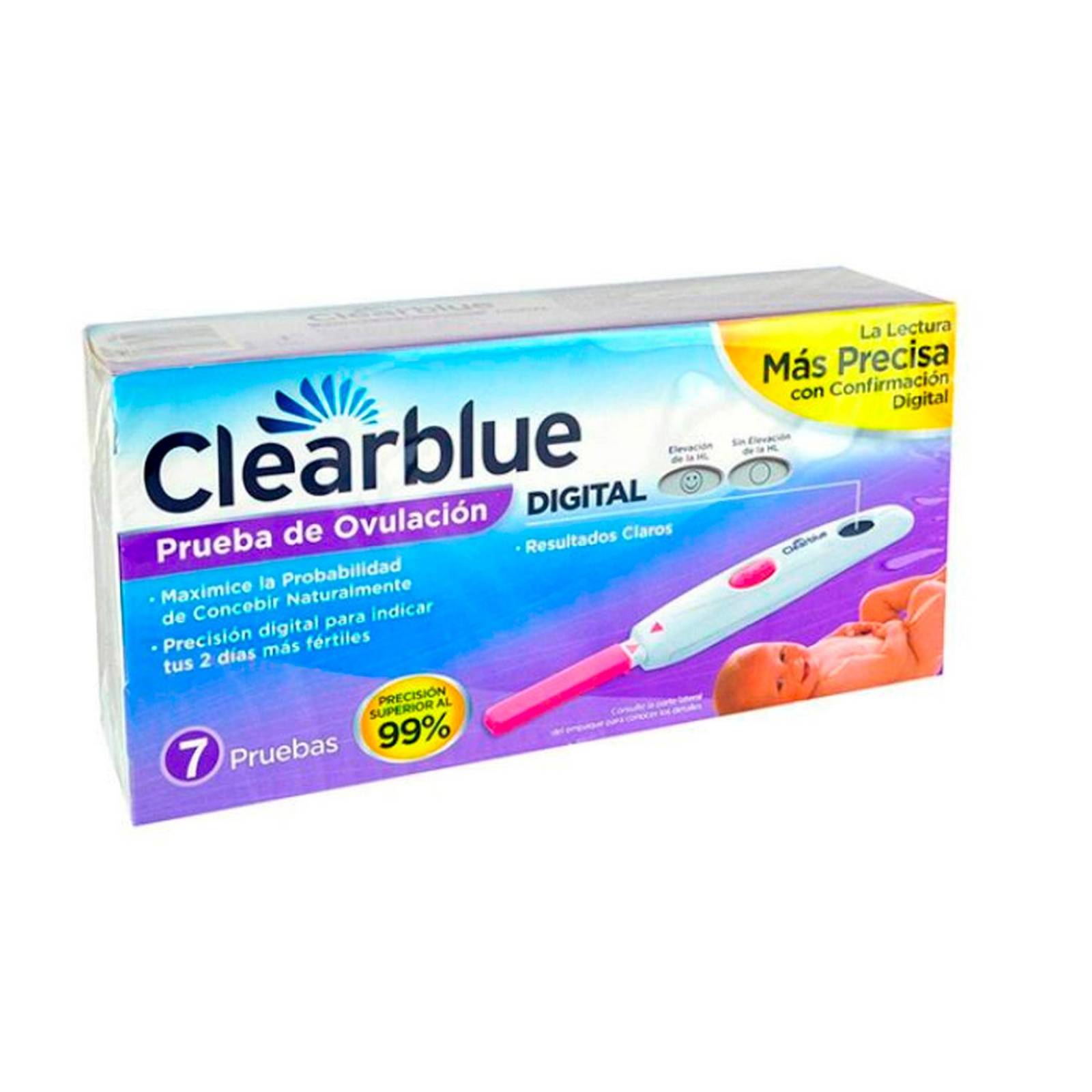 Prueba de ovulación Clearblue Digital 7 piezas