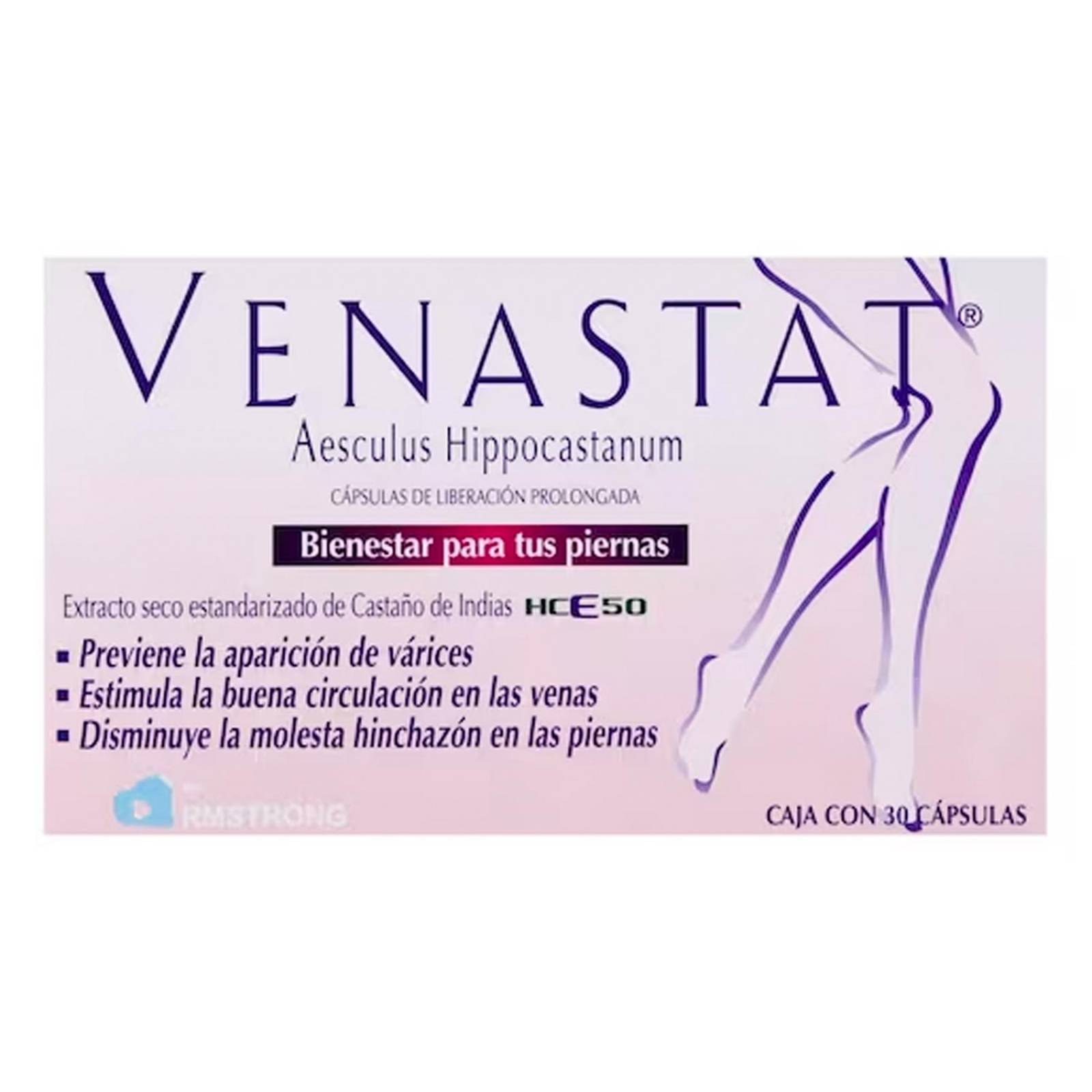 Cápsulas Venastat 30 piezas 