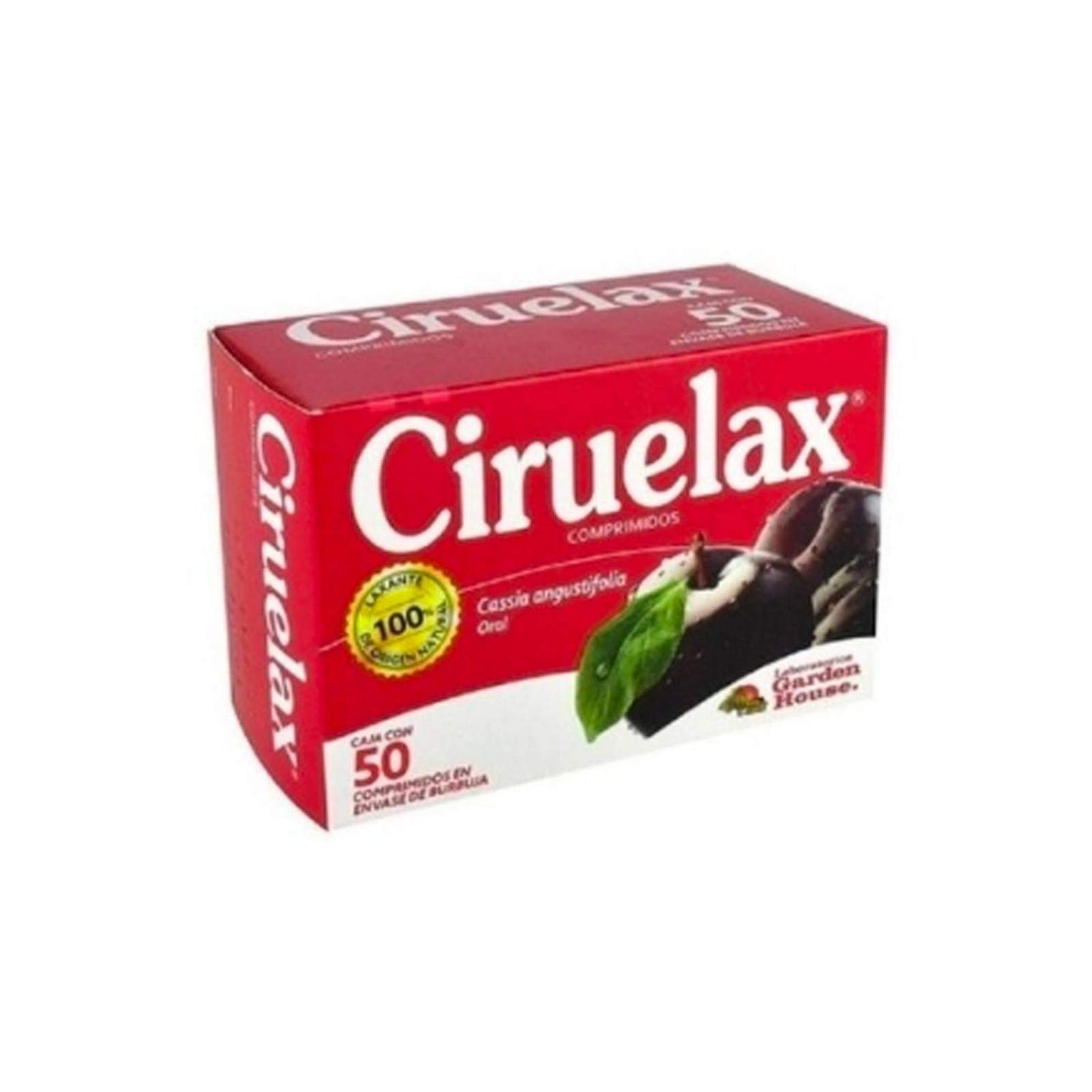 Laxante Ciruelax Comprimidos 50 piezas 