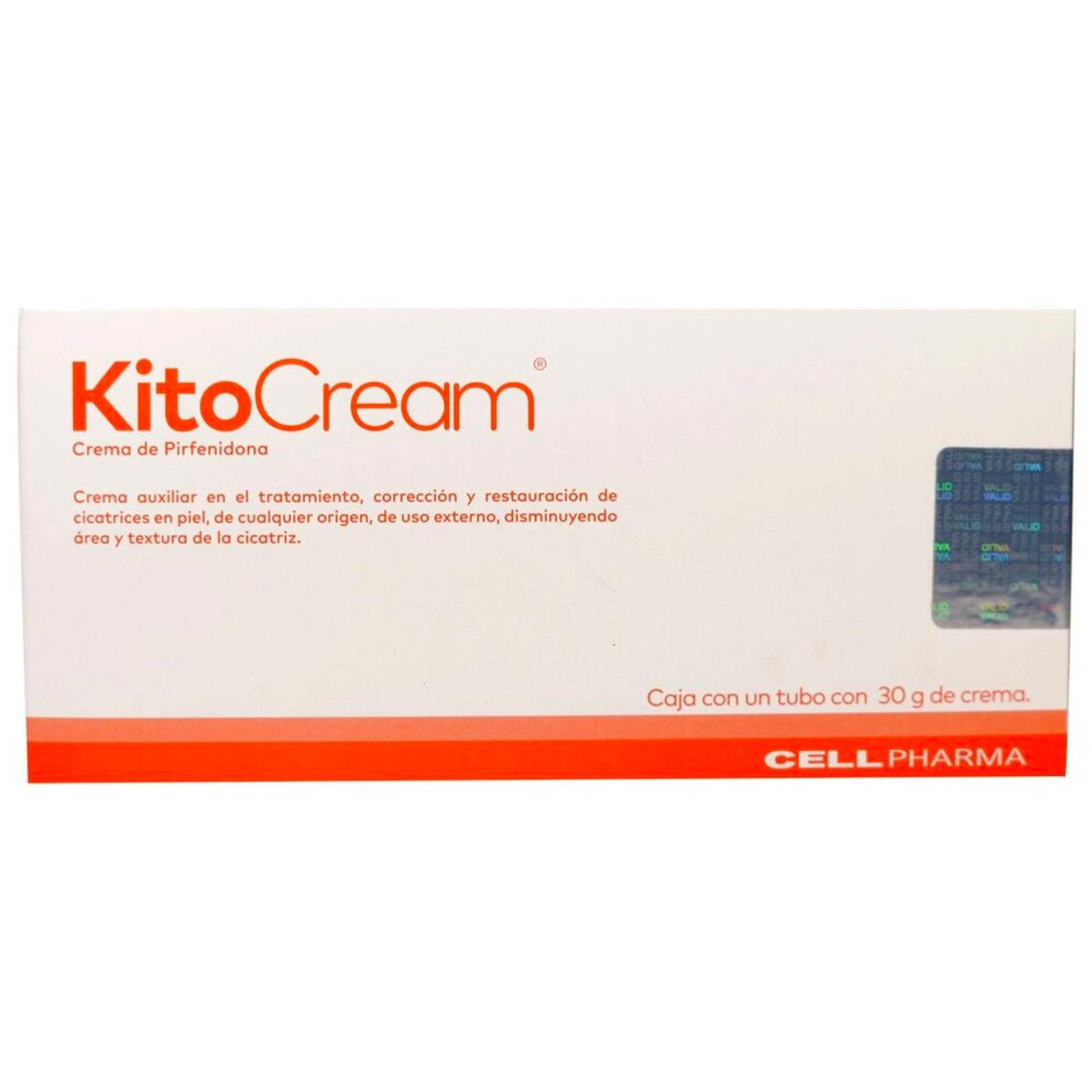 Crema KitoCream Pirfenidona 10% 30 gr 