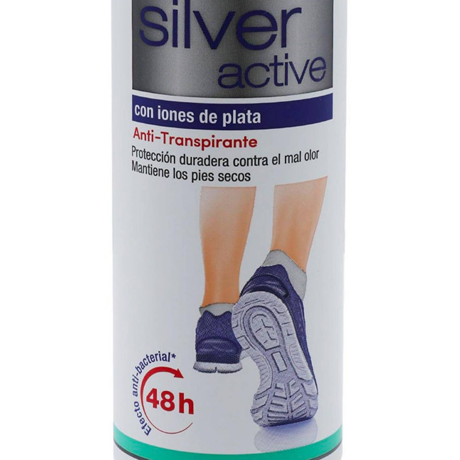 Curitas Desodorante en Spray para Pies Silver Active, 5.1 fl  oz, paquete de 1, 1 unidad : Belleza y Cuidado Personal