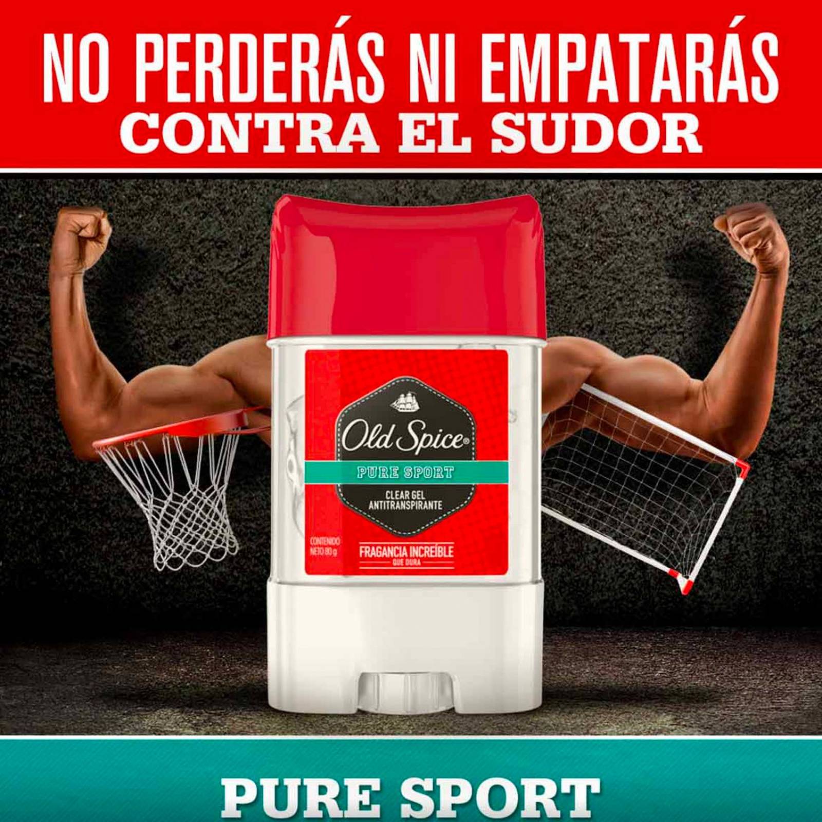 Desodorante Old Spice Gel Pure Sport 80 gr 