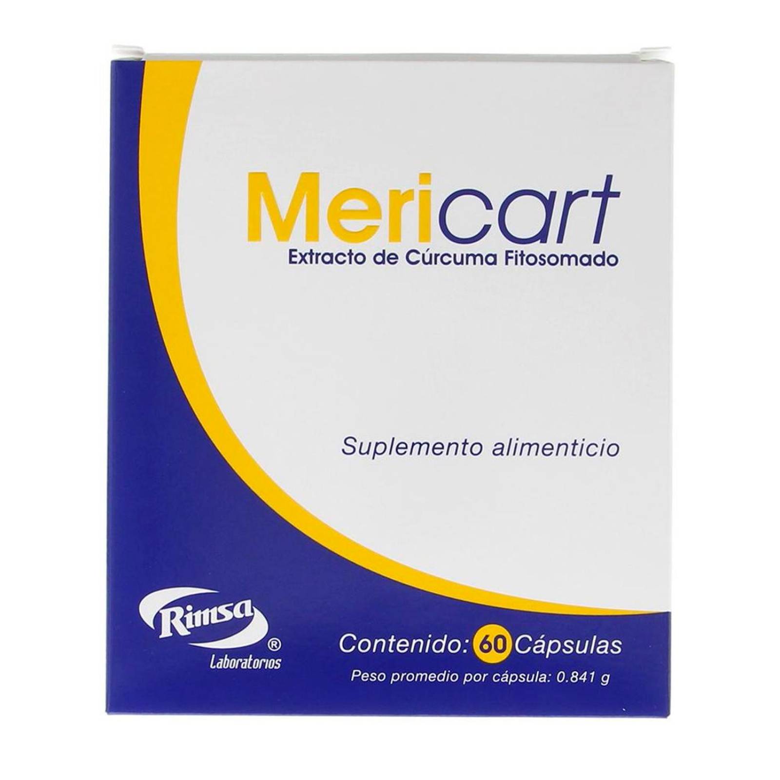 Suplemento Alimenticio Mericart 60 Cápsulas