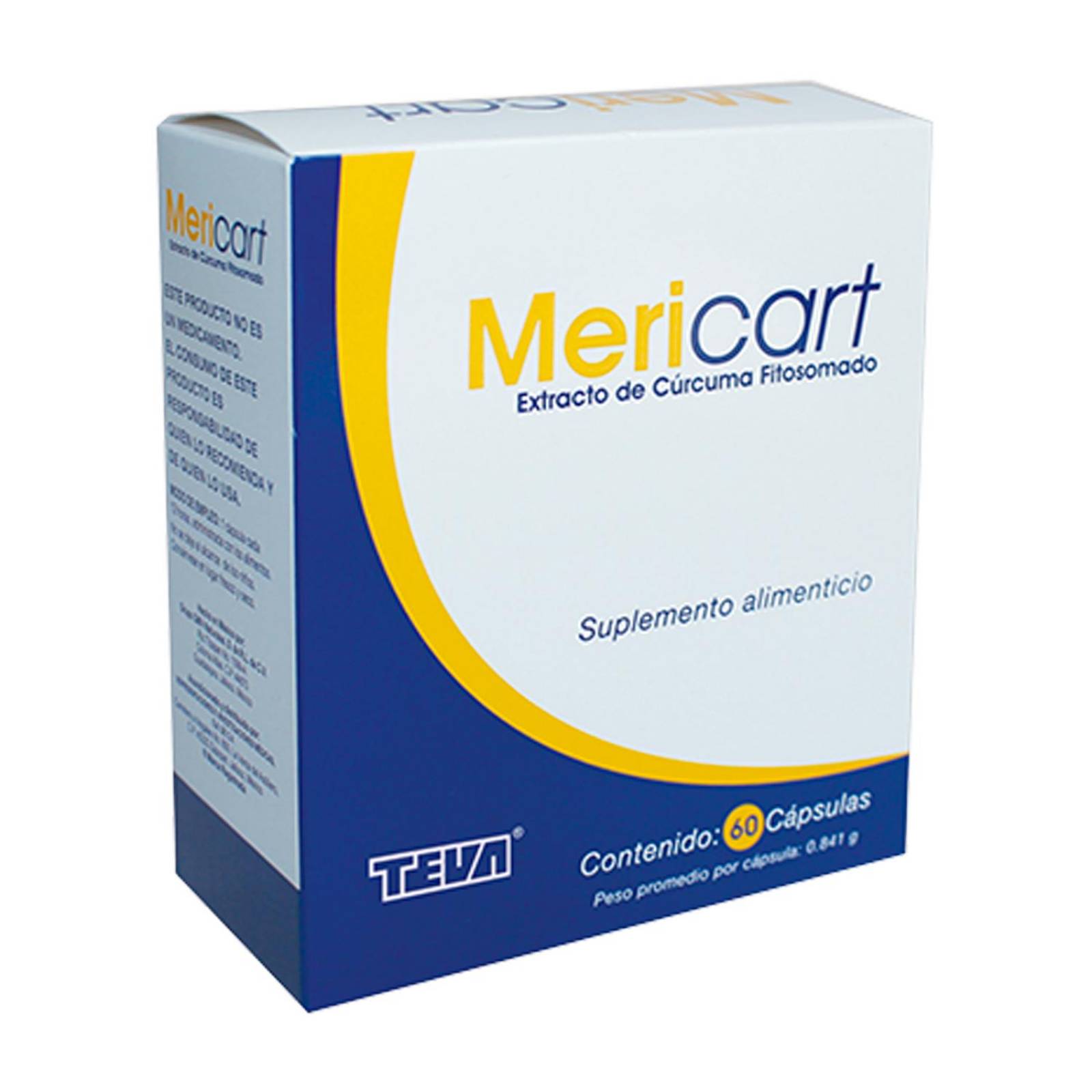 Suplemento Alimenticio Mericart 60 Cápsulas