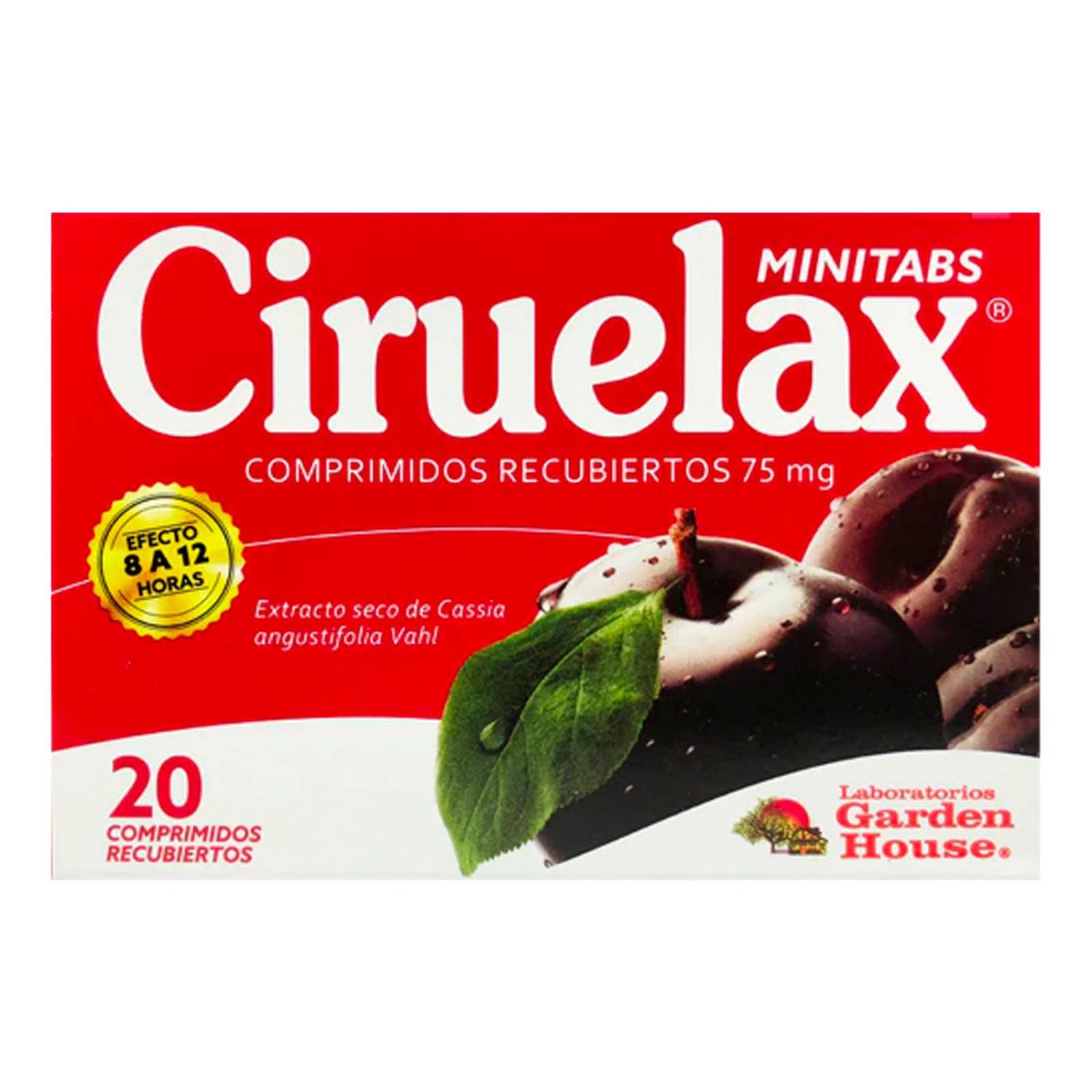 Laxante Ciruelax 20 comprimidos 