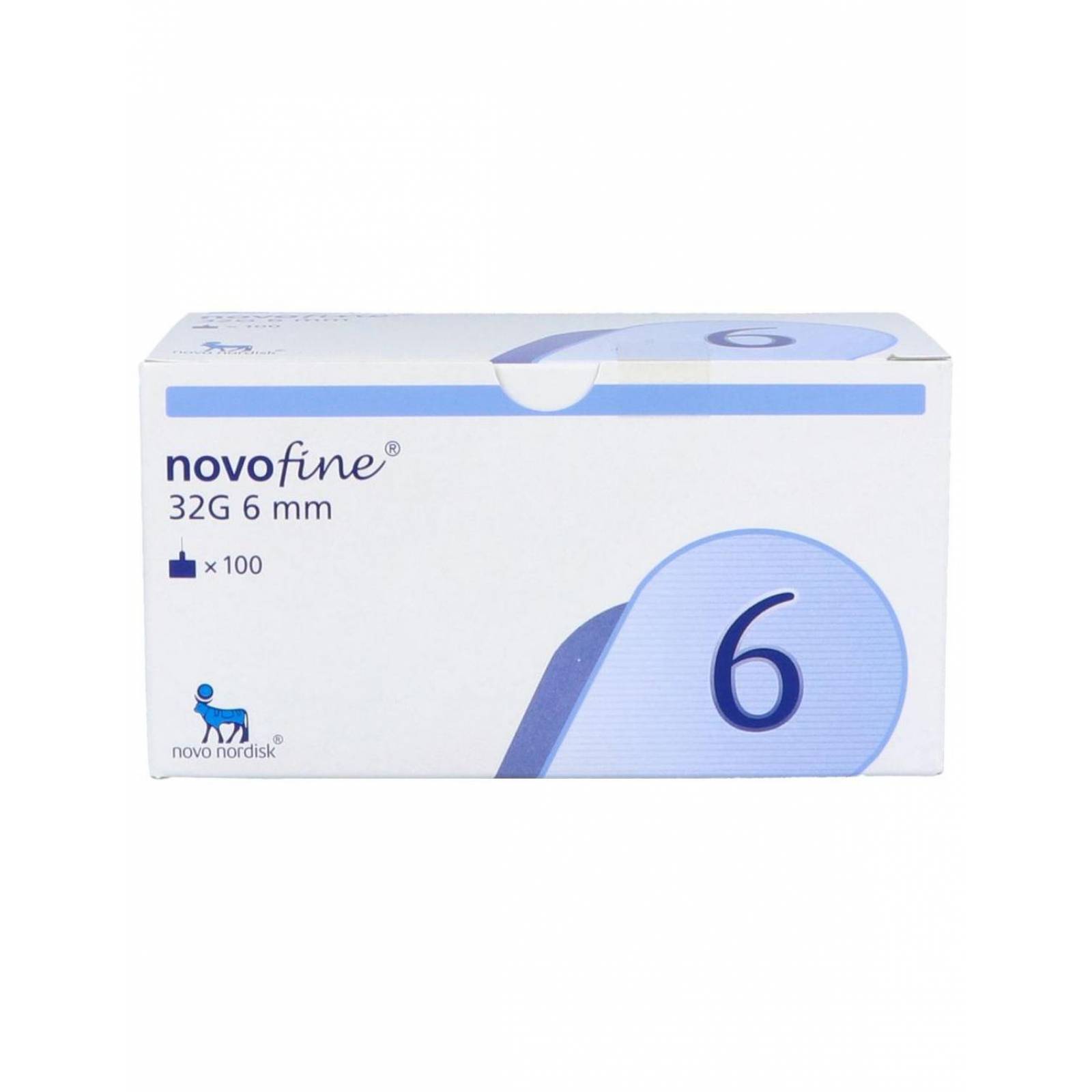 Agujas Novofine 32g 0.25x6mmm 100 piezas 