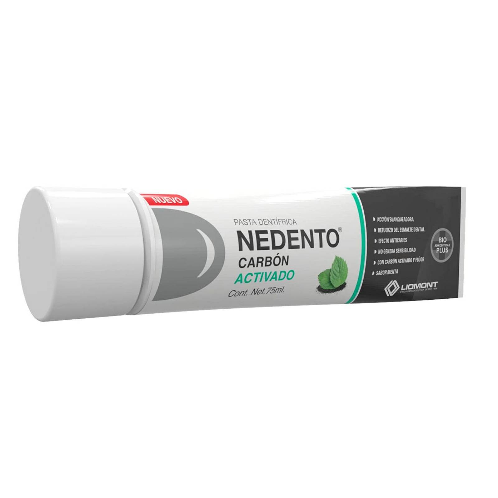 Pasta Dental Nedento Carbón Activado 75 ml