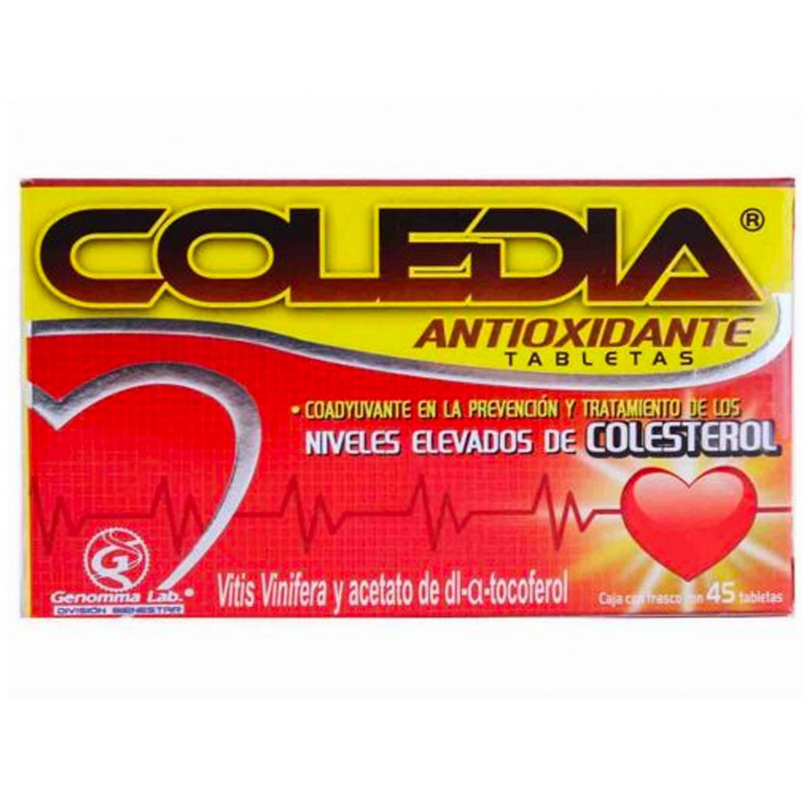 Antioxidante Coledia 45 Tabletas 