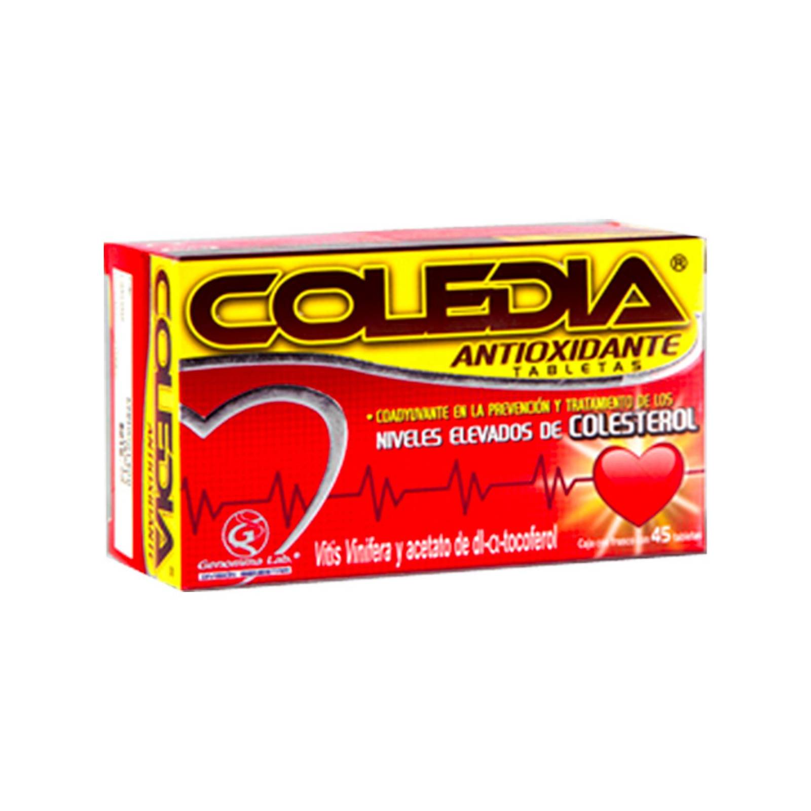 Antioxidante Coledia 45 Tabletas 