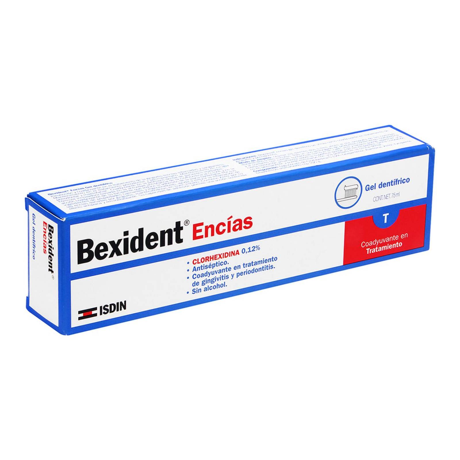 Gel Dentífrico Bexident Encías Clorhedixina 0.12% 75 ml 