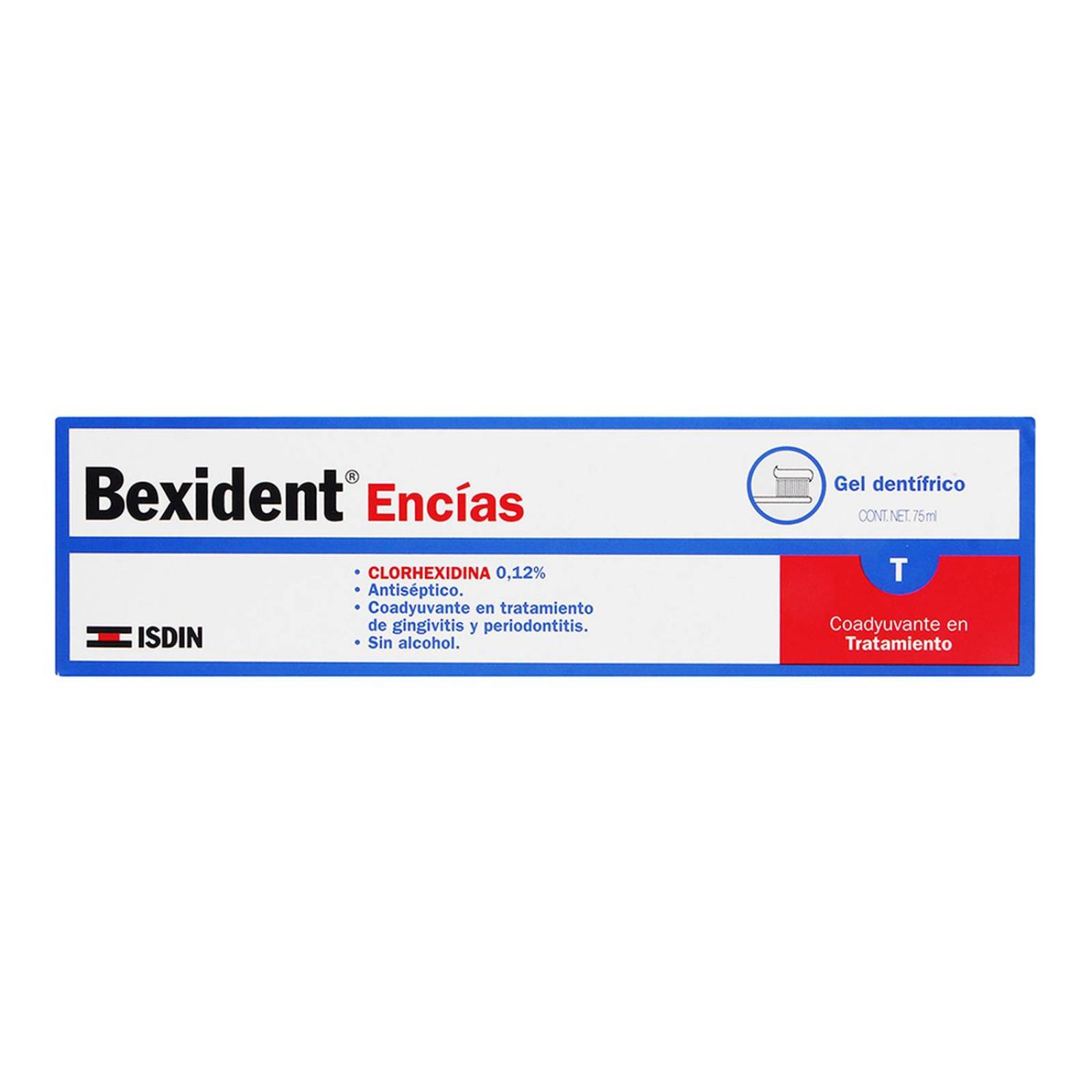 Gel Dentífrico Bexident Encías Clorhedixina 0.12% 75 ml 