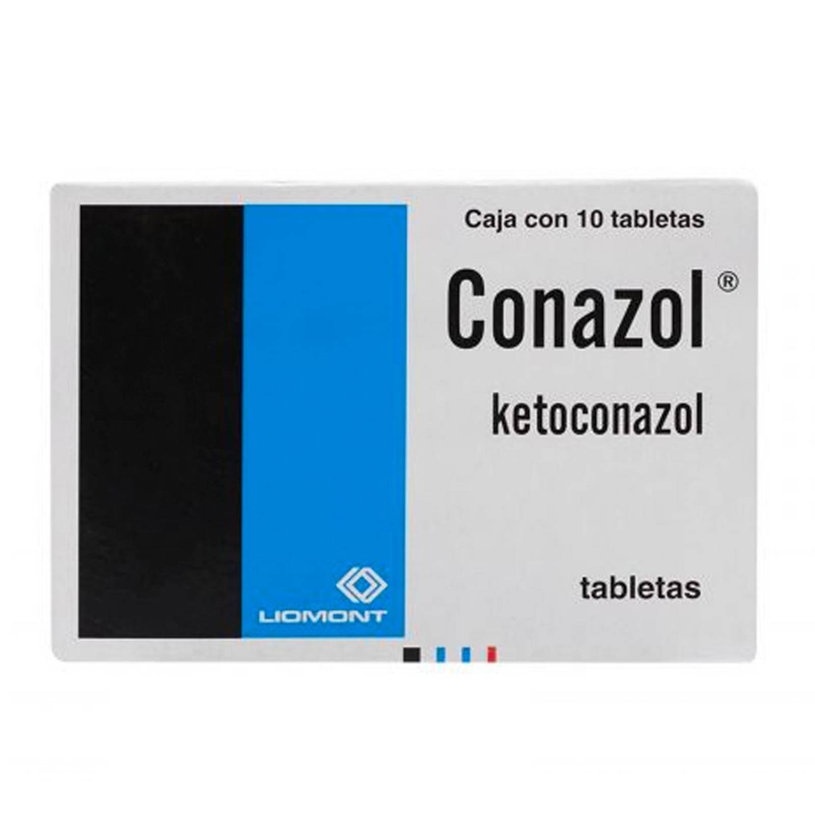 Ketoconazol Conazol-K 200 mg 10 tabletas