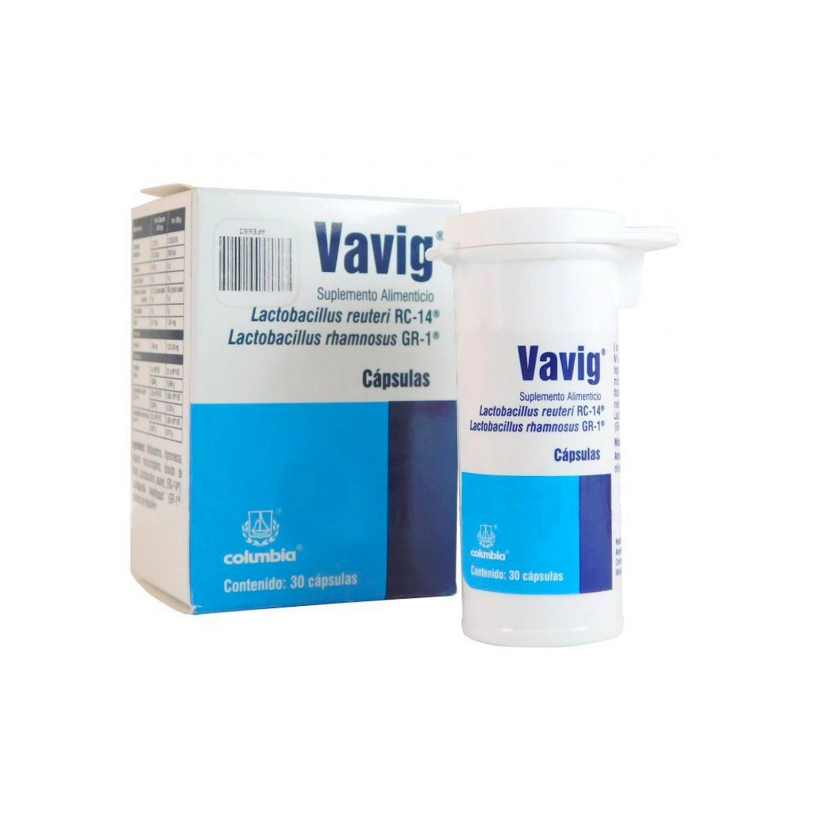 Suplemento Alimenticio Vavig 30 Cápsulas