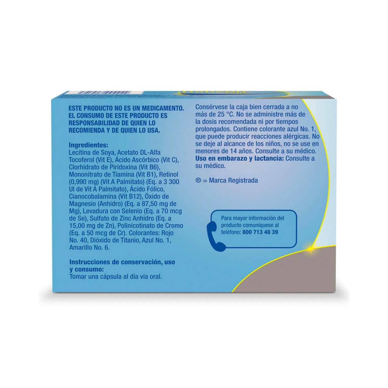 Suplemento Alimenticio Dabeon Cap 30 Cápsulas 