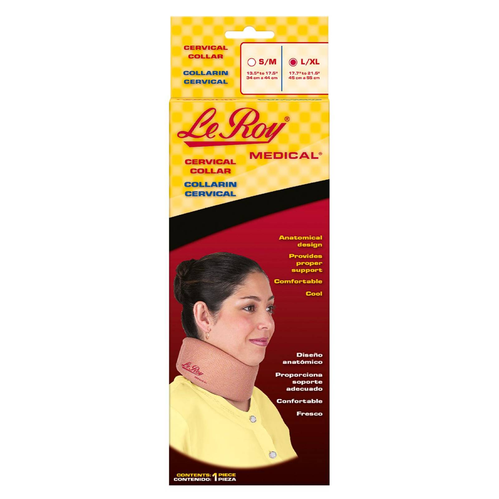 Collarín Cervical Le Roy Talla Grande 1 pieza