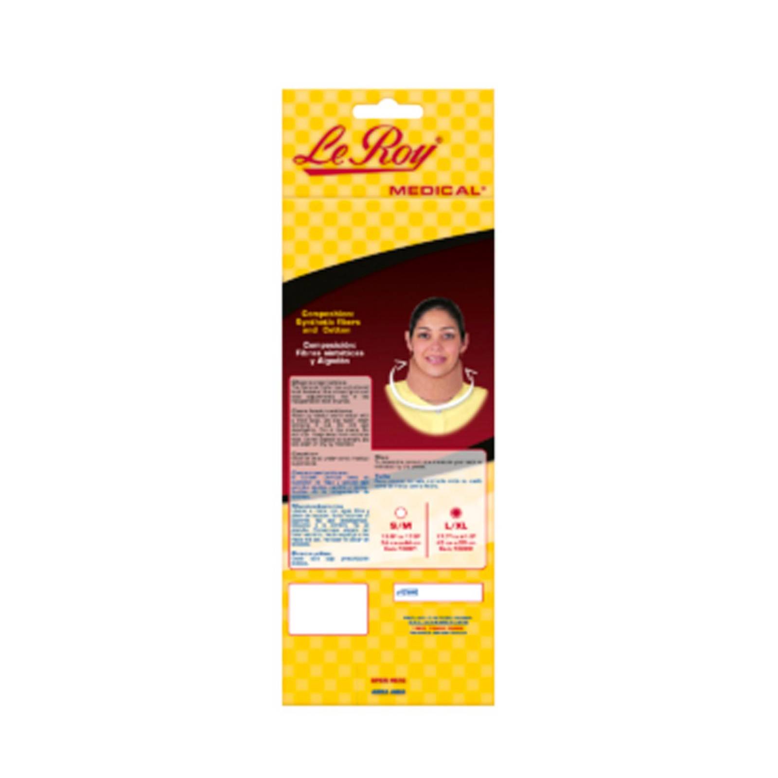 Collarín Cervical Le Roy Talla Grande 1 pieza