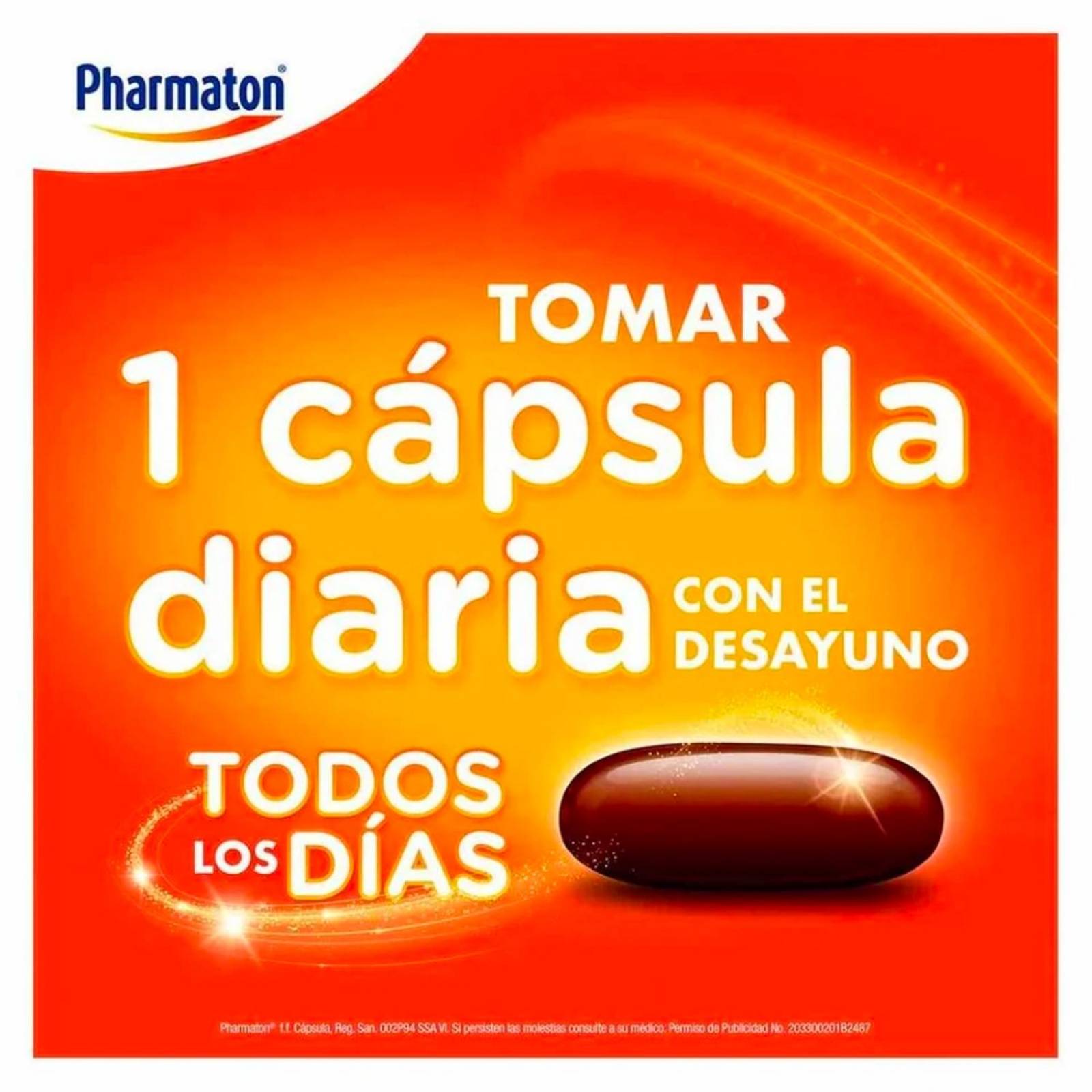 Suplemento Alimenticio Pharmaton 100 Cápsulas