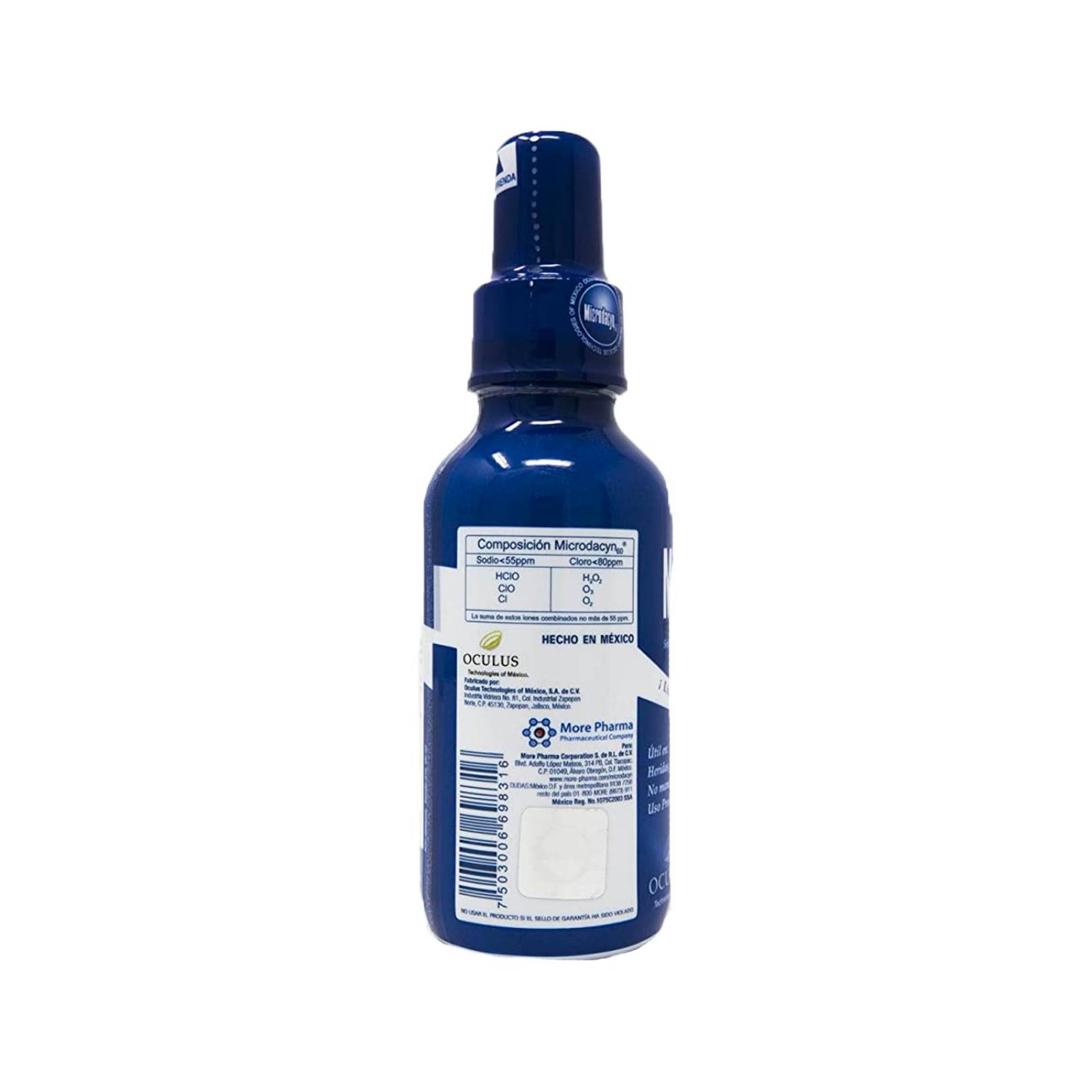 Solución Antiséptica Mycrodacyn 60 en Spray 120 ml 