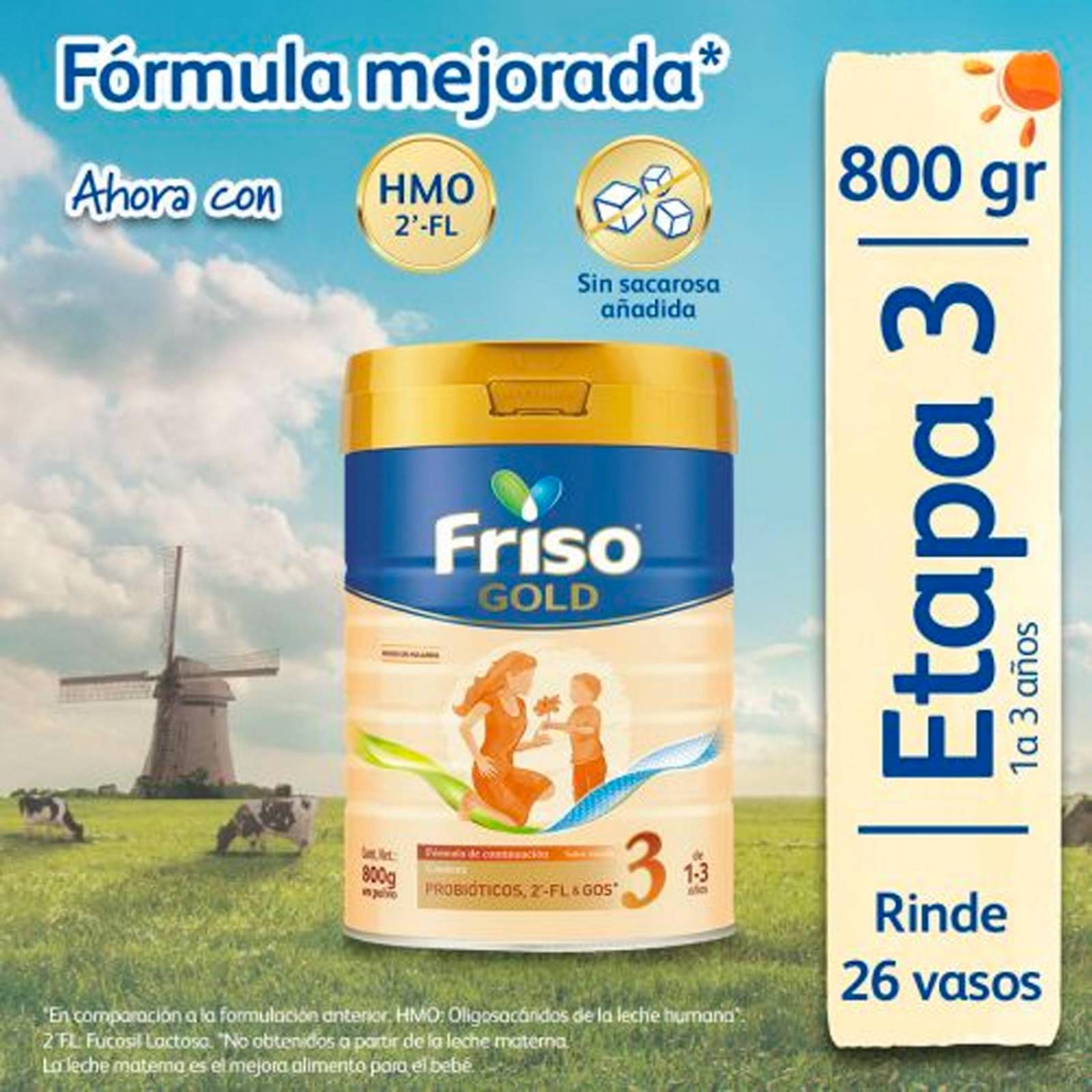 Fórmula Infantil Friso Gold Etapa 3 800 gr 