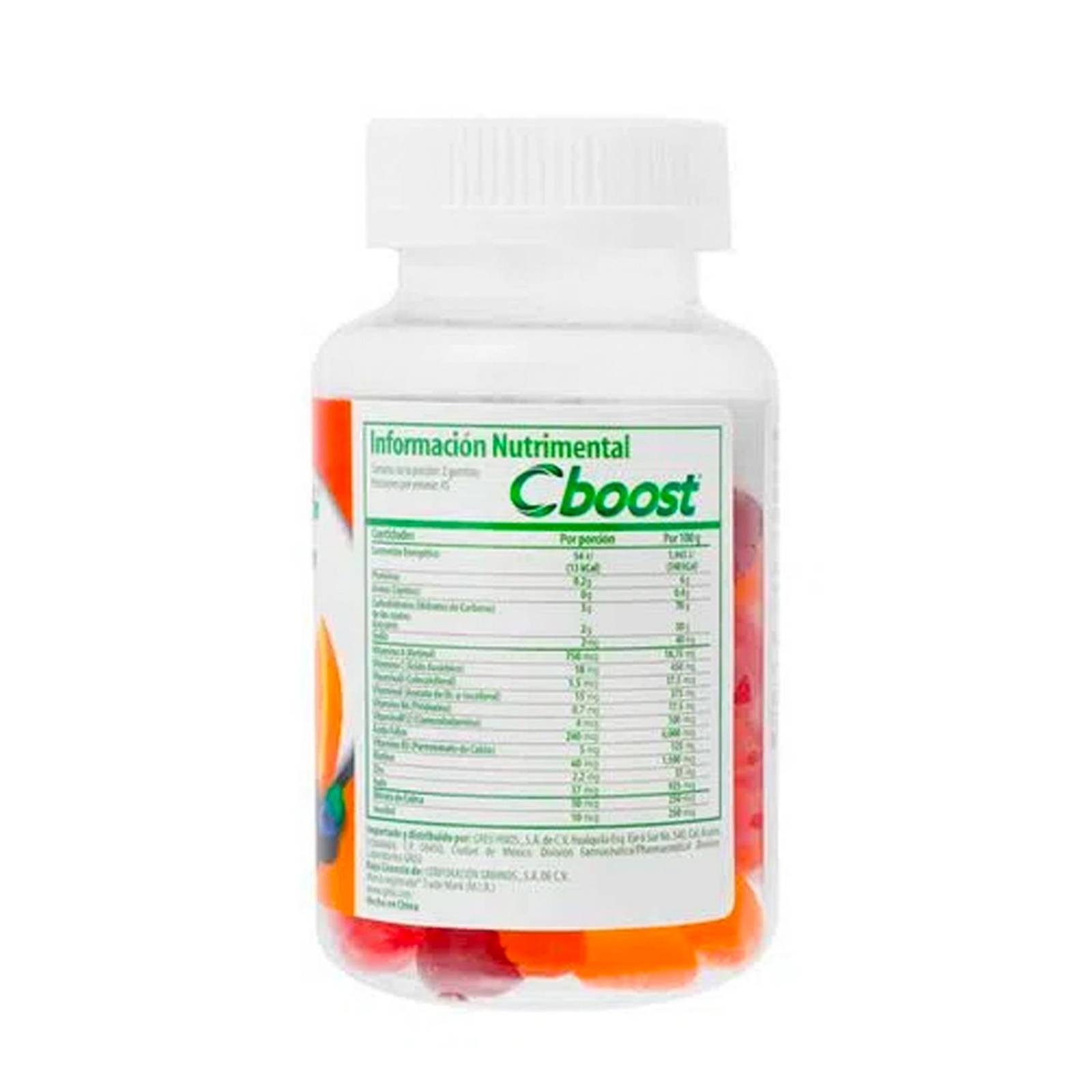 Gomitas Cboost Vitamina C 90 piezas 