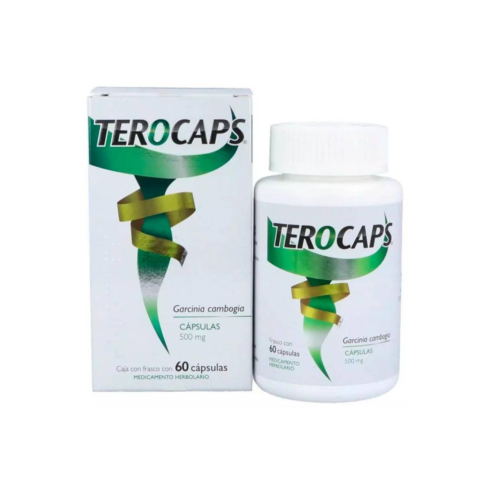 Medicamento Herbolario Terocaps 500 mg 60 Cápsulas