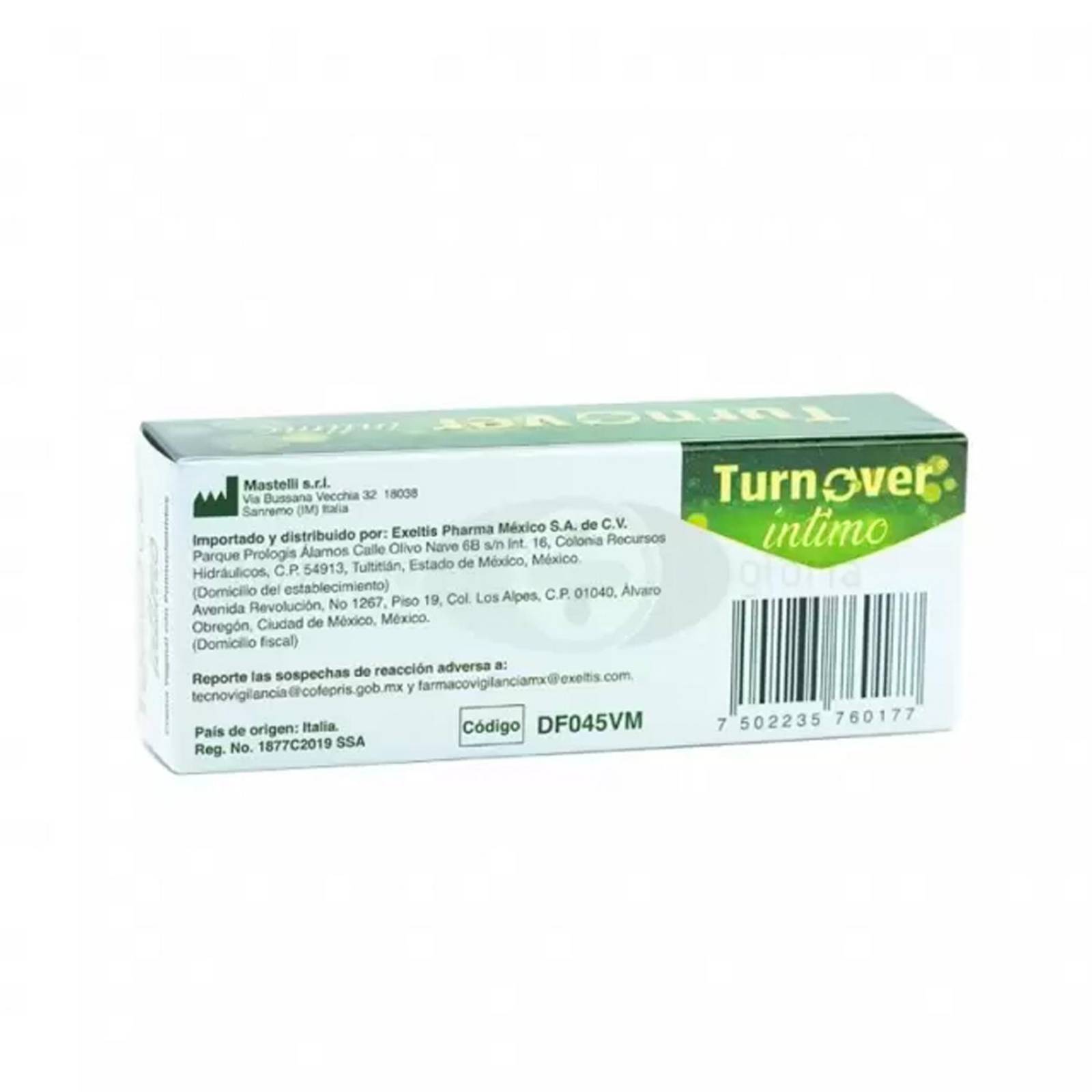 Crema Vaginal Turn Over Íntimo 3 gr