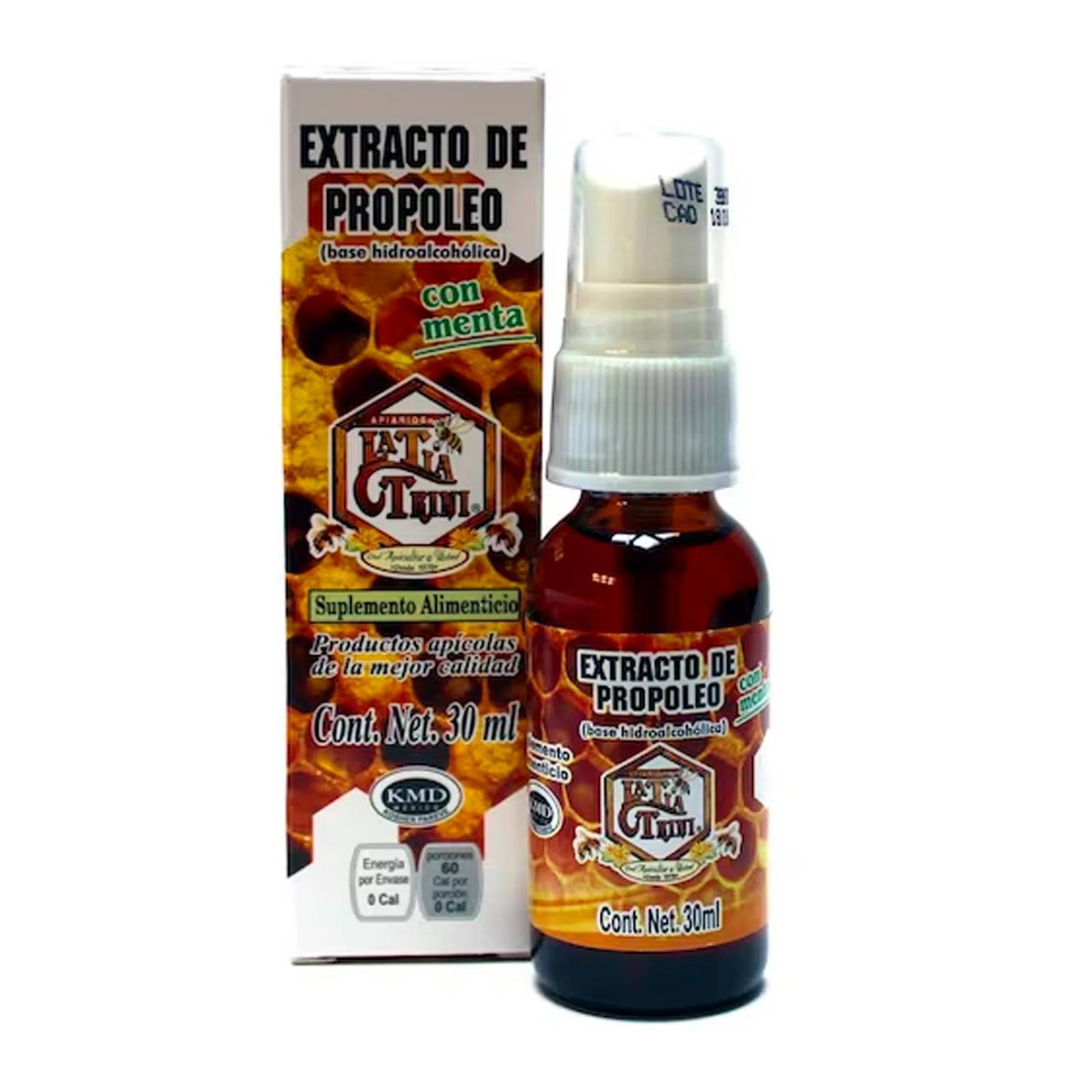 Extracto de Propóleo Tia Trini con Menta 30 ml 