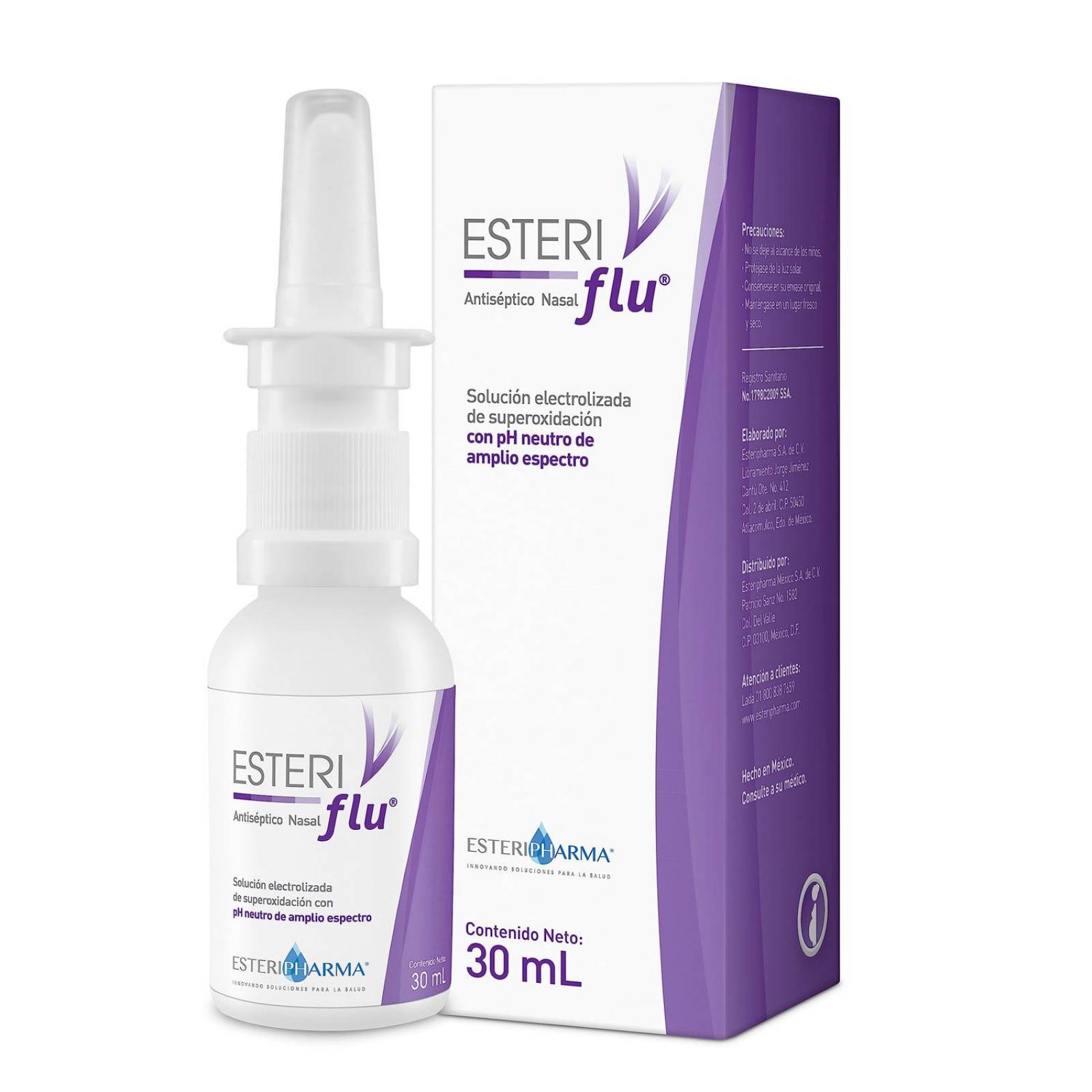Solución Nasal Antiséptica Esteriflu Adulto 30 ml 