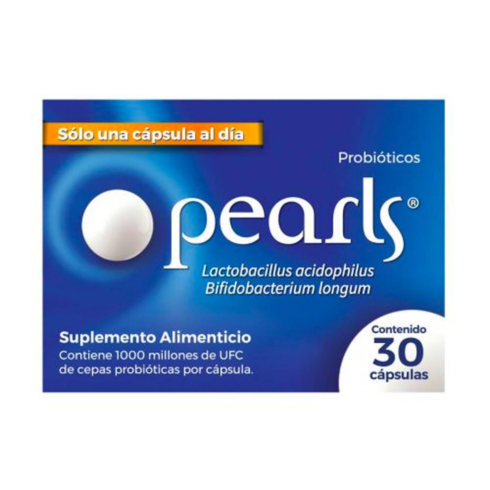 Suplemento Alimenticio Pearls Acidophilus 30 Cápsulas 