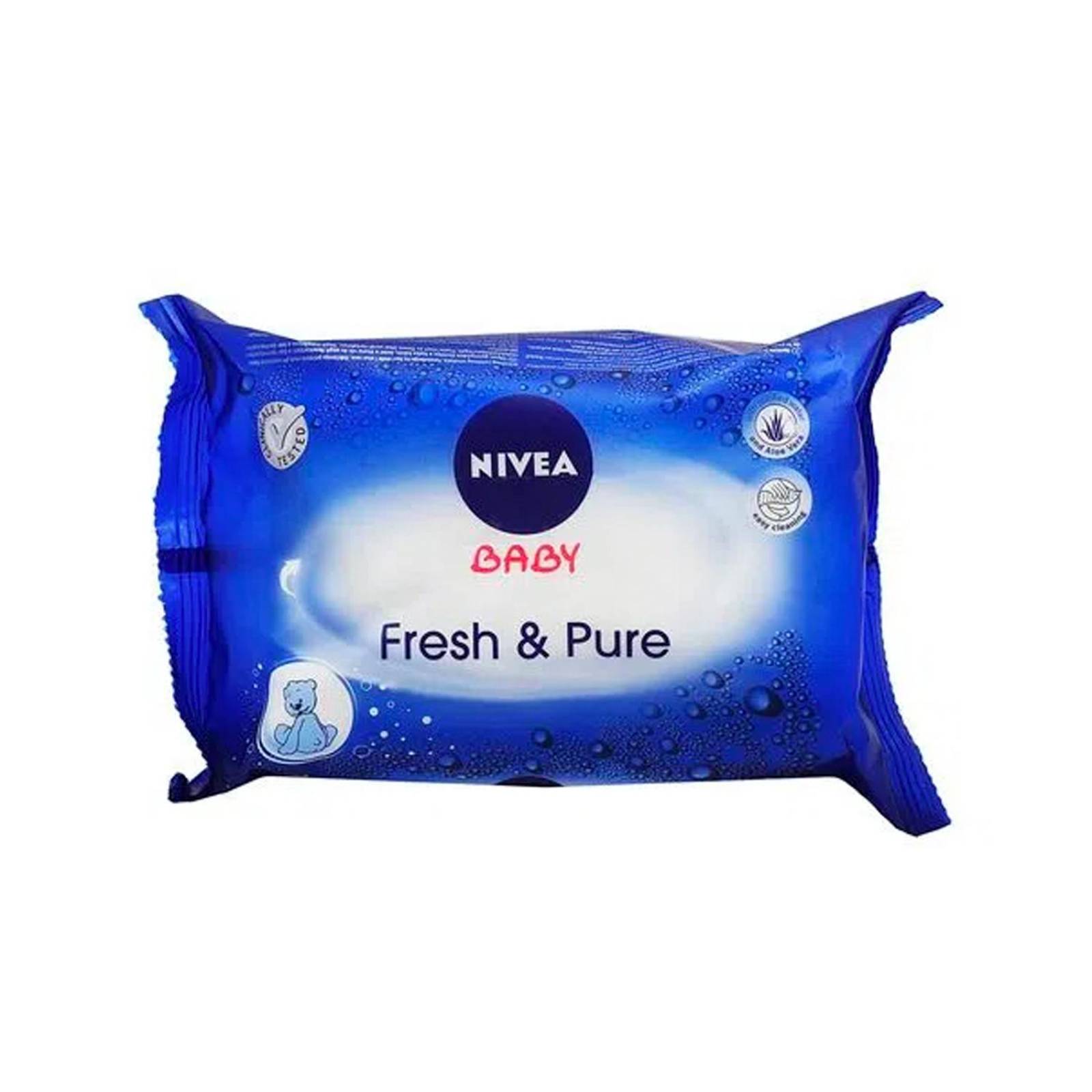 Toallitas Húmedas Nivea Baby Fresh & Pure 63 piezas 