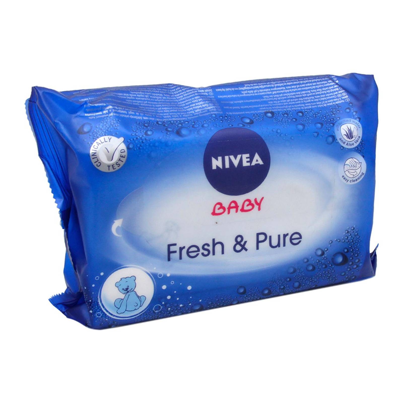 Toallitas Húmedas Nivea Baby Fresh & Pure 63 piezas 