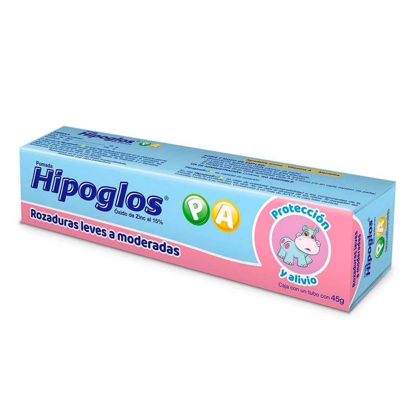 Pomada Hipoglos Óxido de Zinc 15% 45 gr